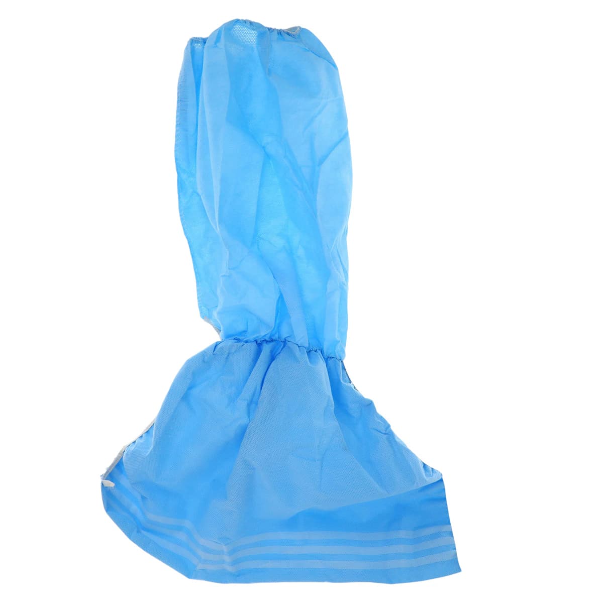 Halyard Cover Boot, Universal Size, Blue, Non-Sterile, Disposable, Non-Skid with Traction Strips, 50/Box - Cover Boot Blue - Image 1