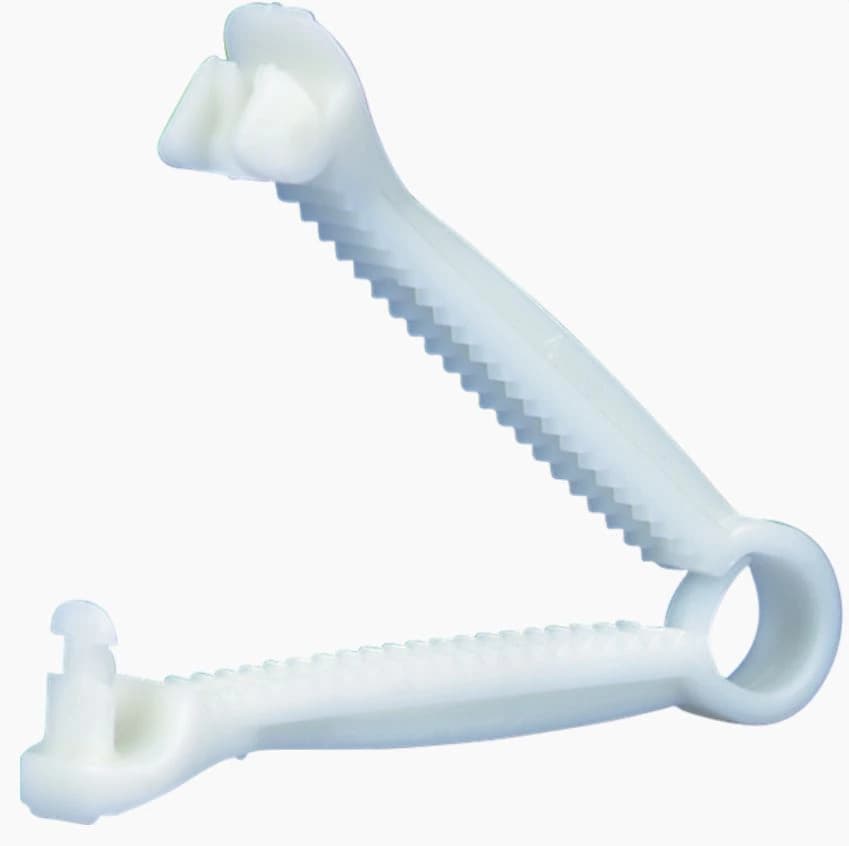 DeRoyal Umbilical Cord Clamp, Sterile, Disposable, 100/Case - Clamp Cord Umbilical - Image 1