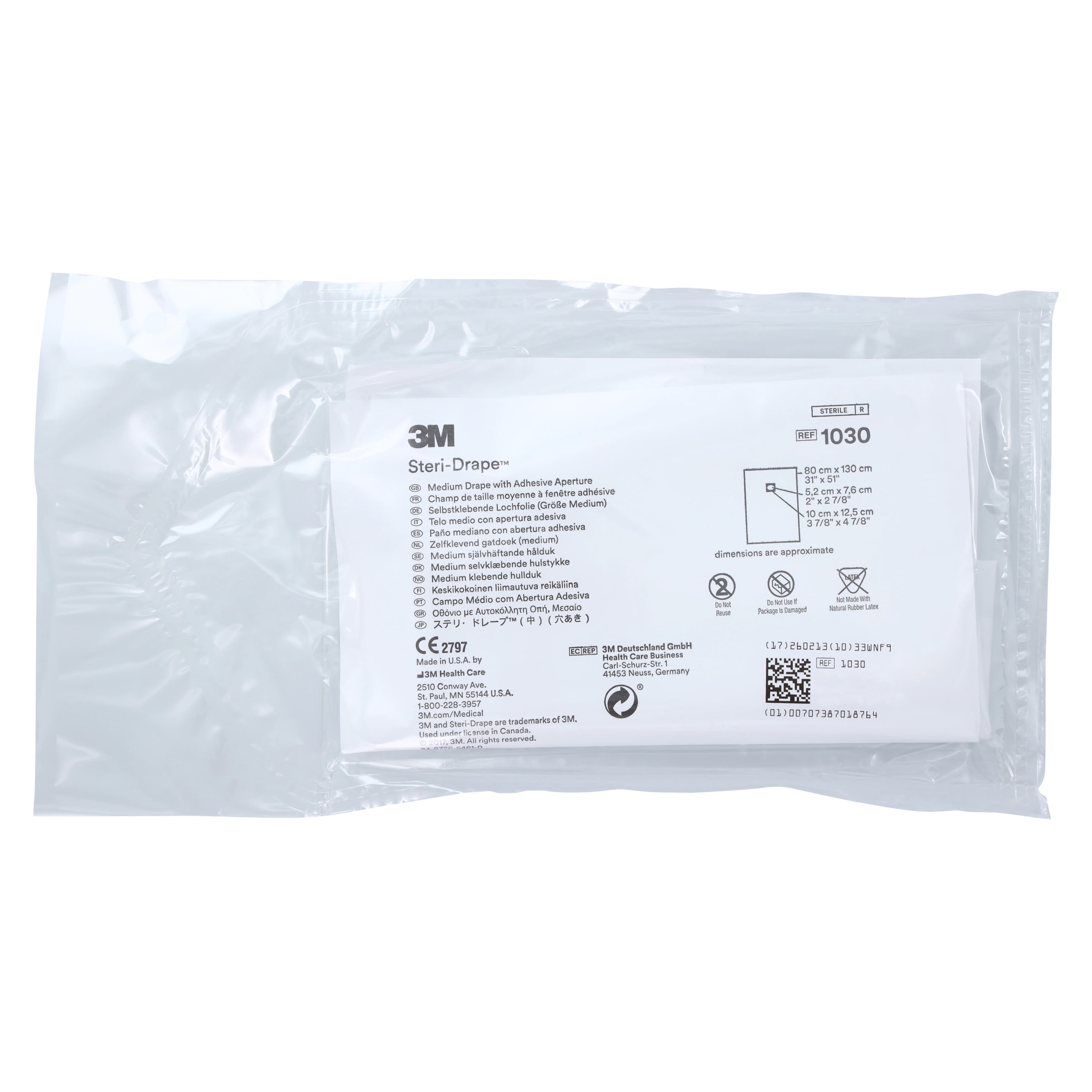 Steri-Drape Aperture Medium, 51x31", Sterile Surgical Drape Fenestrated, 01KT8PD51TPXR47VA213QQEDRC thumbnail 2