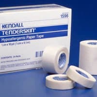 Kendall Medical Tape Paper, 1" x 10 yd, White, Non-Sterile, 12/Box thumbnail 2