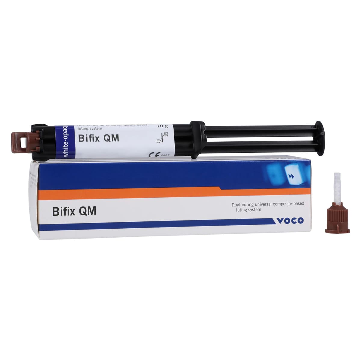 Bifix QM QuickMix Dual-Cure Resin Cement, 10g White-Opaque Syringe Refill thumbnail 2