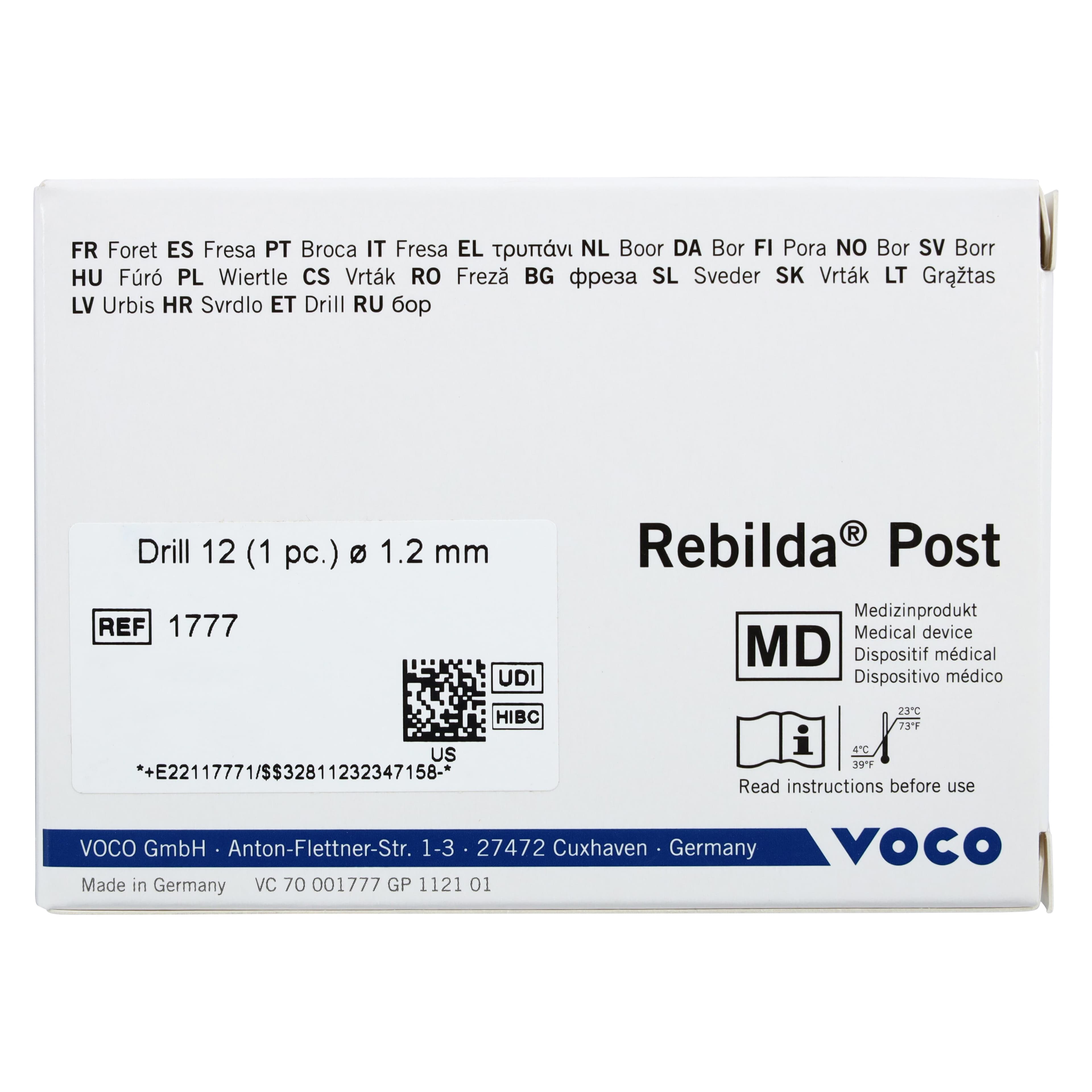 Rebilda Post Drill, Size 1.2 mm, Green, Refill #12, 1 Each thumbnail 5
