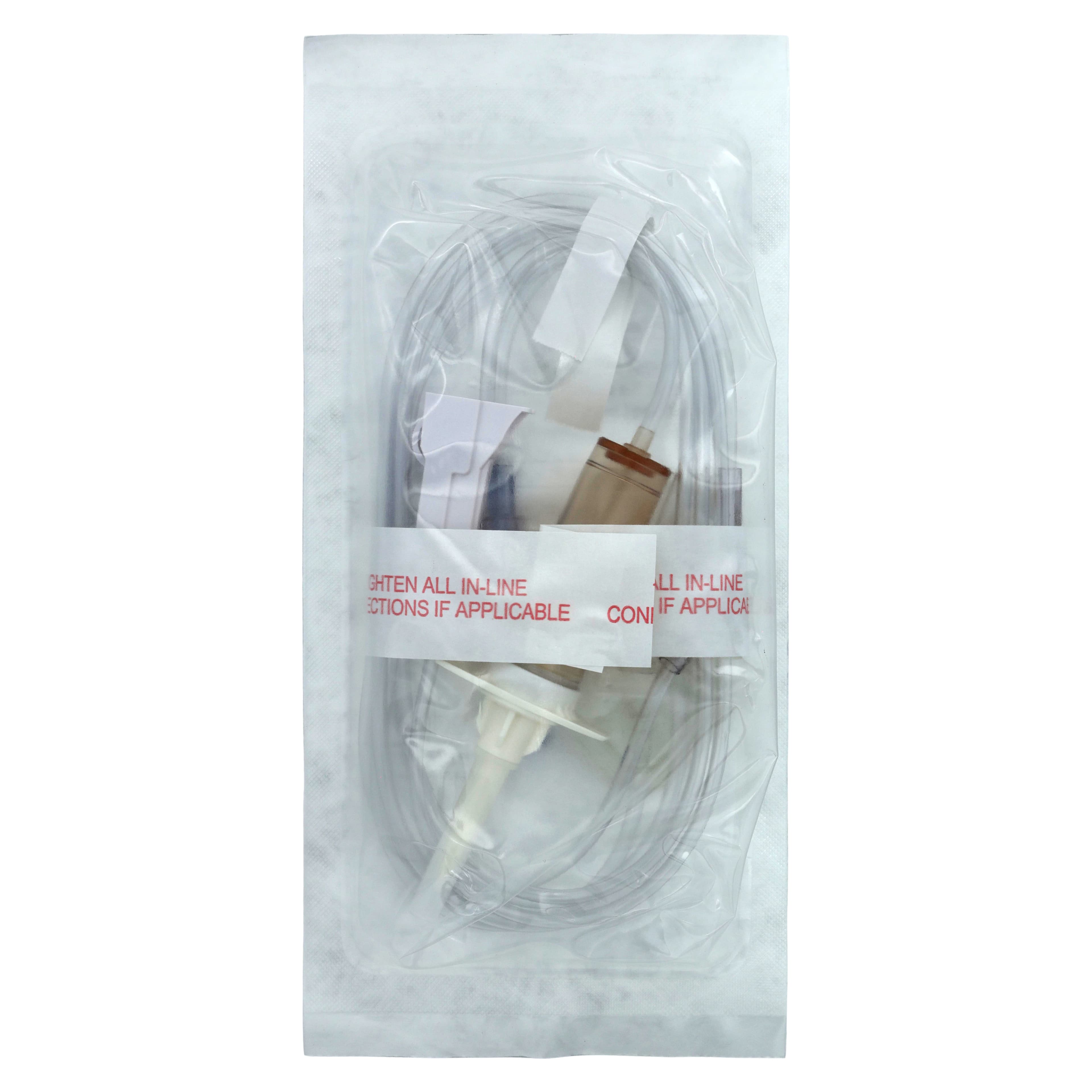 ICU Medical Primary IV Administration Set, 10 Drops/mL, 0.2 Micron Filter, Primary Infusion Port, 50/Case thumbnail 2
