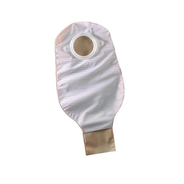 ConvaTec SUR-FIT Natura 2-Piece 12" Transparent Drainable Ostomy Pouch, 4" Flange - Drain Pouch 4" Flange - Image 1