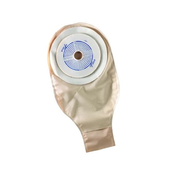 ConvaTec ActiveLife Durahesive Plus 1-Piece Ostomy Drain Pouch, Opaque, Cut-to-Fit, 12" - Active Life Drain Pouch - Image 1