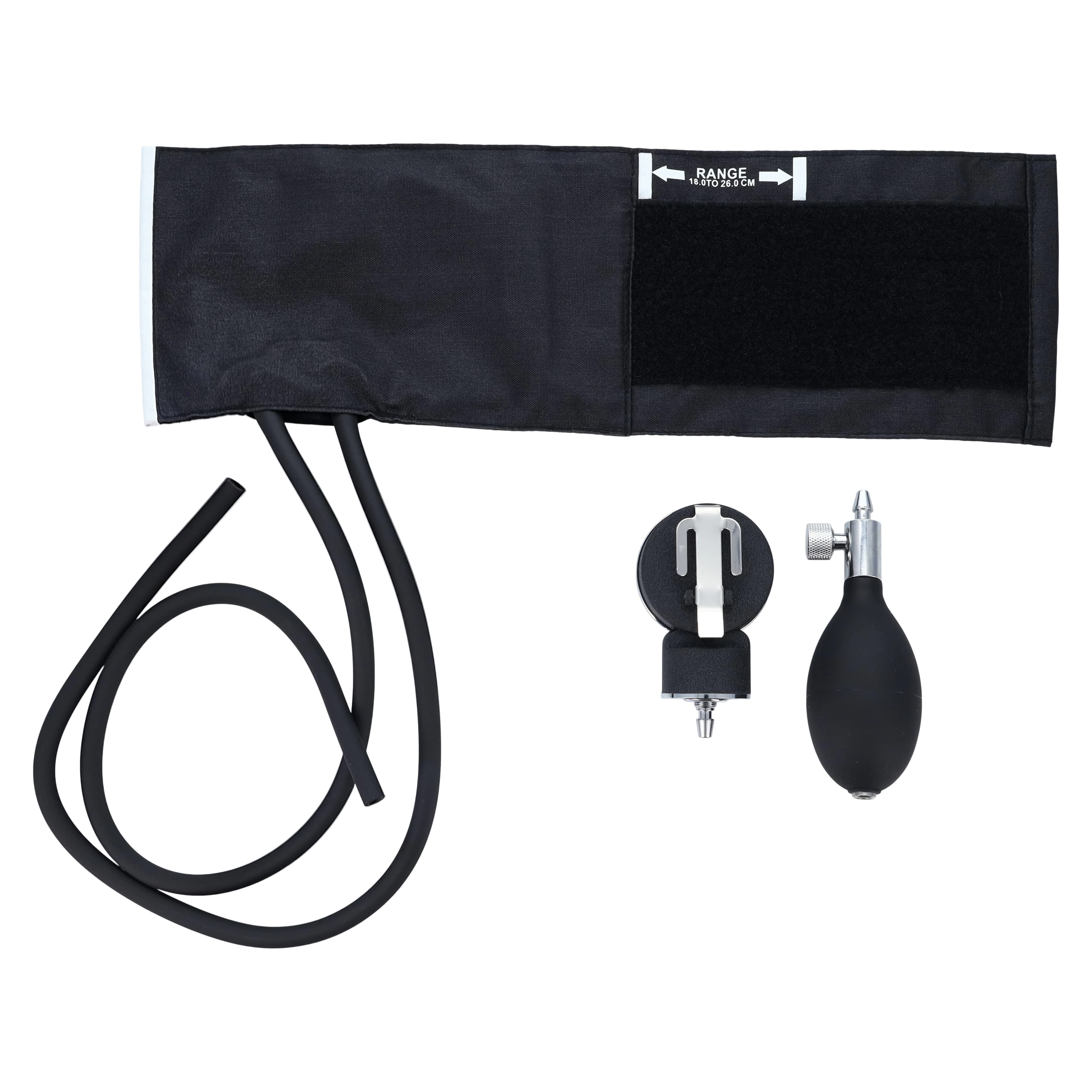 Tech-Med Deluxe Aneroid Sphygmomanometer, Child Size, Black Latex Cuff, Each thumbnail 4