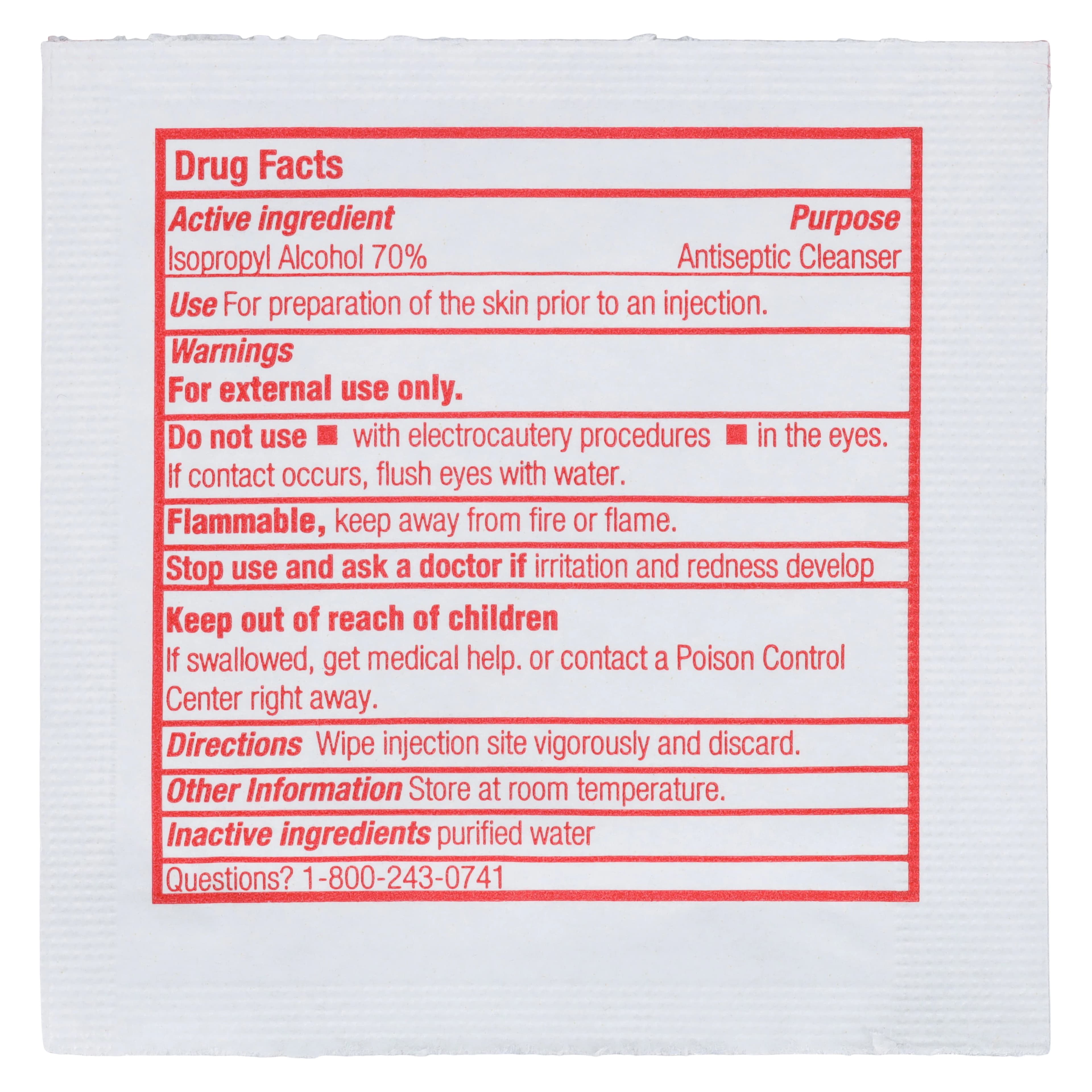 Dukal Pad Prep Alcohol Sterile 2-Ply, Medium thumbnail 2