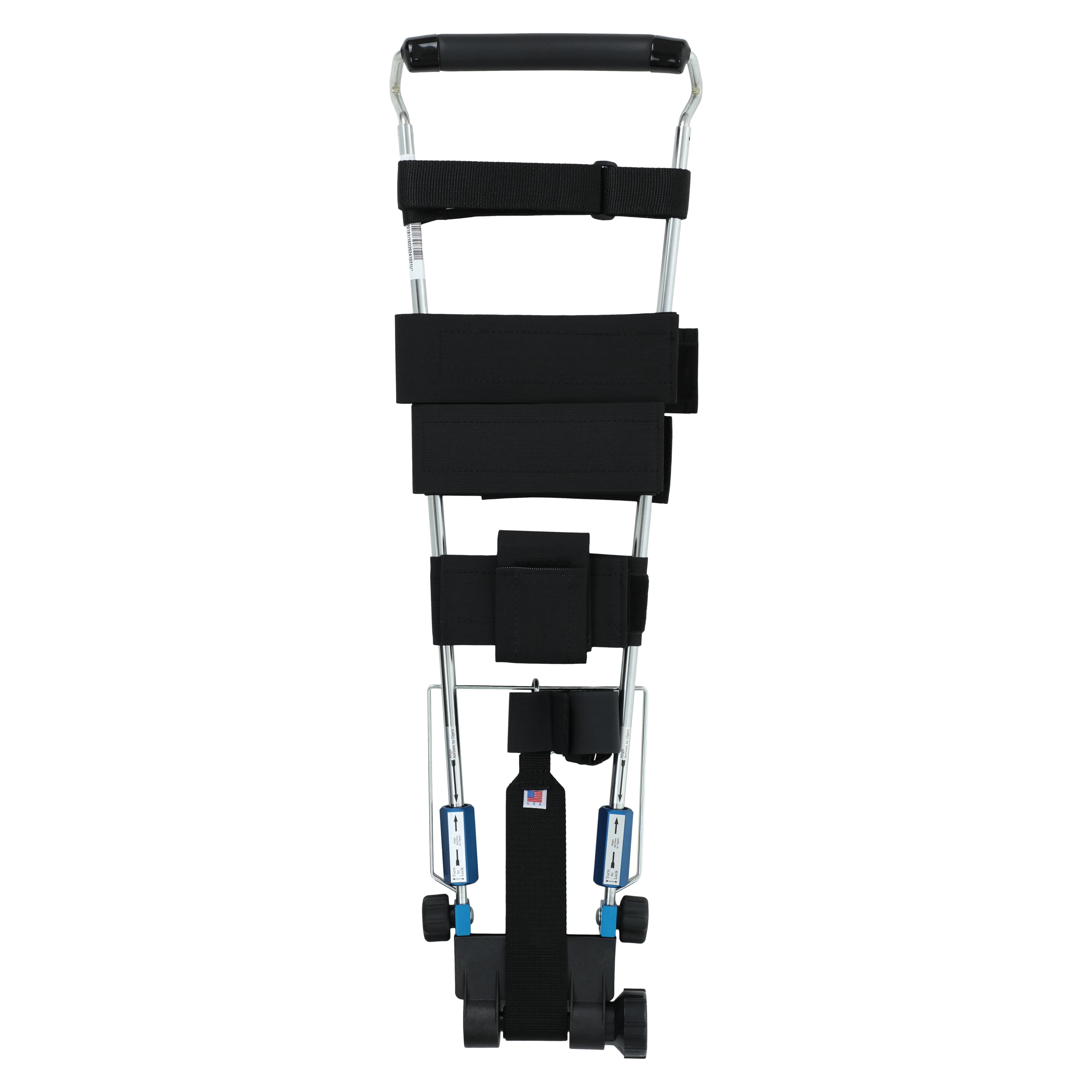QD-4 Traction Splint with Molded Leg, Adult, Aluminum/Elastic/Webbing, Left/Right thumbnail 4