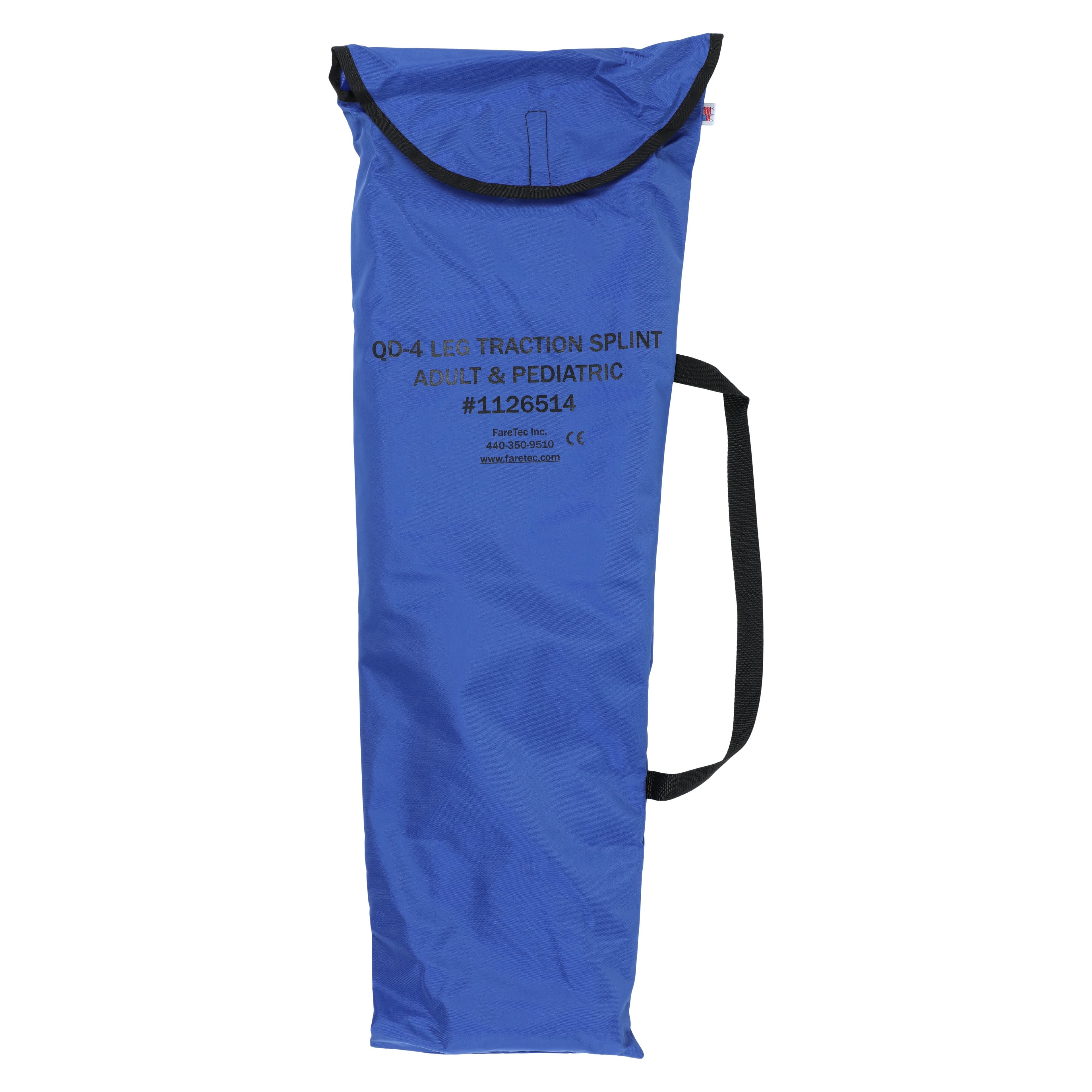 QD-4 Traction Splint with Molded Leg, Adult, Aluminum/Elastic/Webbing, Left/Right thumbnail 5