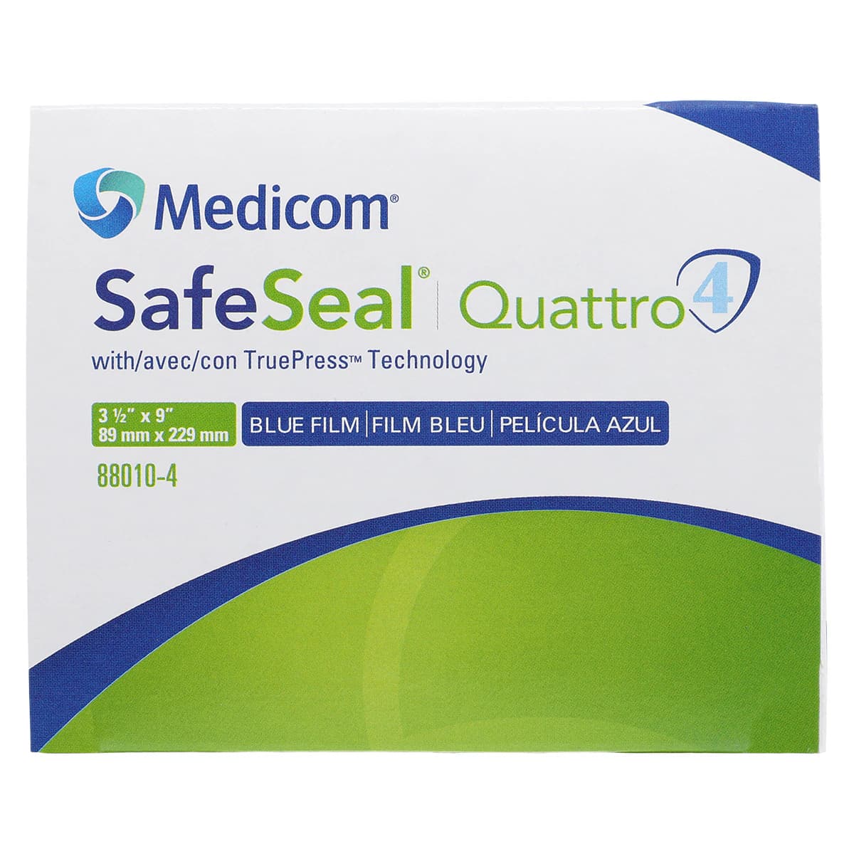 Medicom SafeSeal Quattro Self-Sealing Sterilization Pouches, 3.5" x 9", 200/Box, 88010-4 thumbnail 3