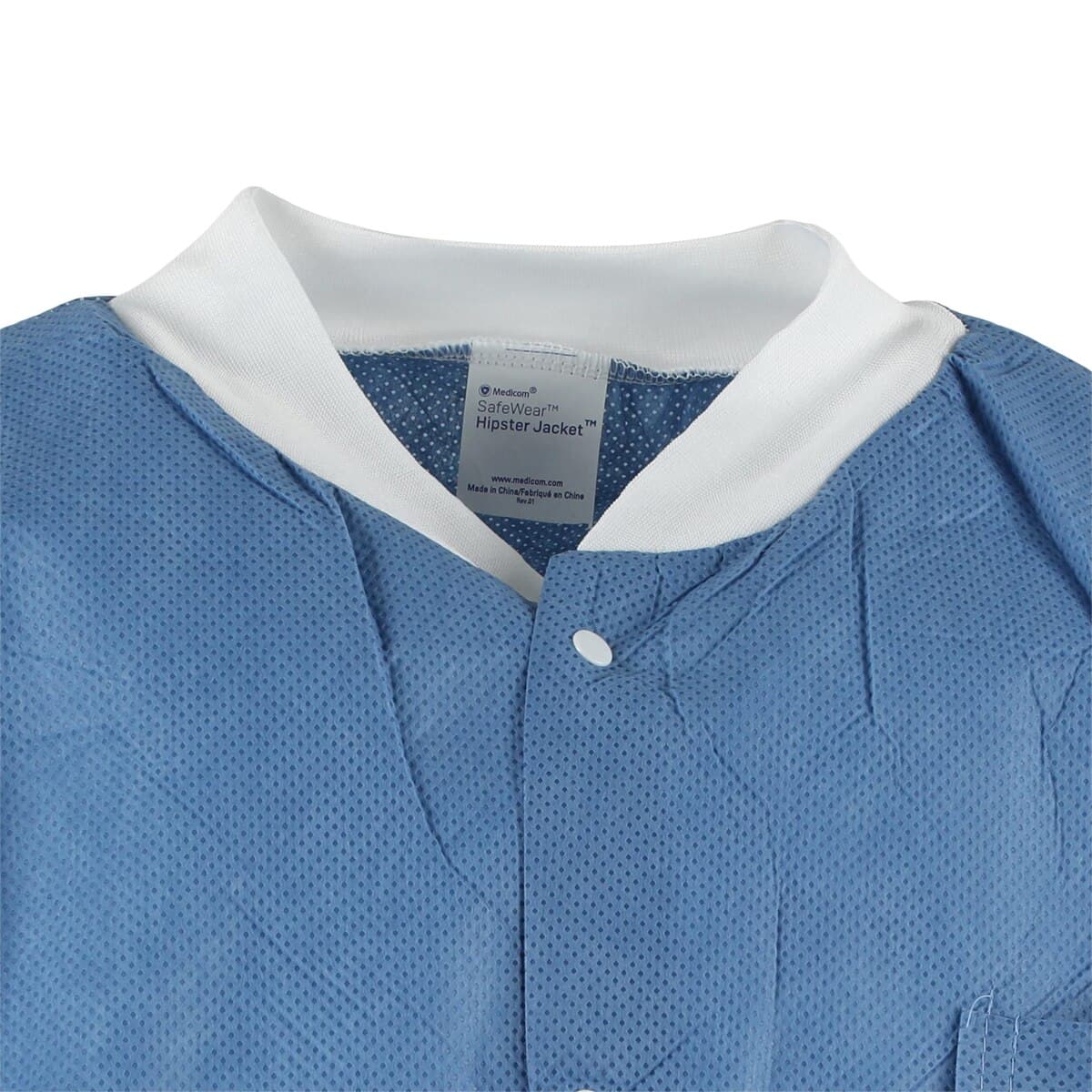 Medicom SafeWear Hipster Jacket, Deep Blue, 2X-Large, SMS Polypropylene, 12/Pack, 8101-E thumbnail 5