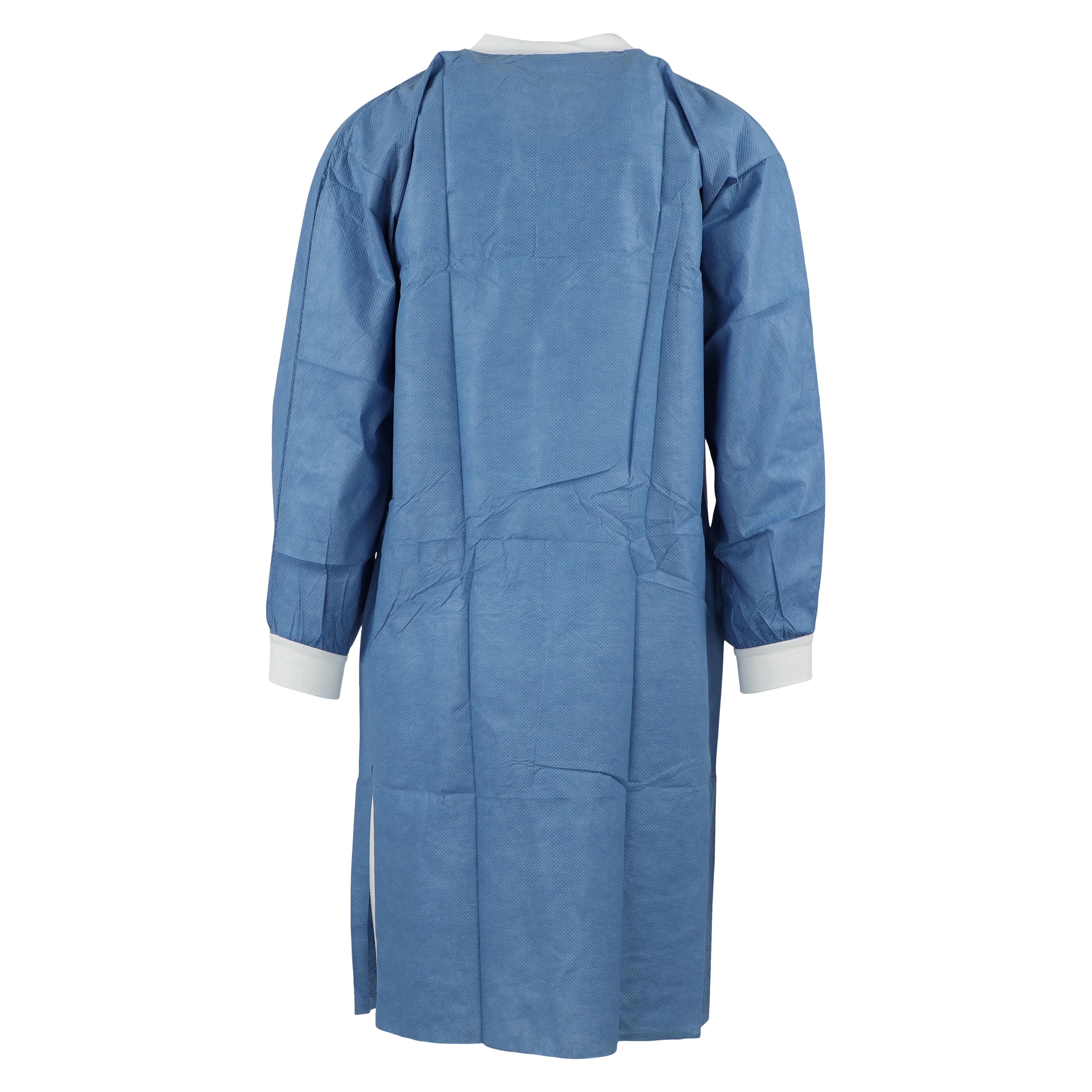 SafeWear High Performance Lab Coat, Large, Deep Blue, 12/Pack, 8107-C thumbnail 3