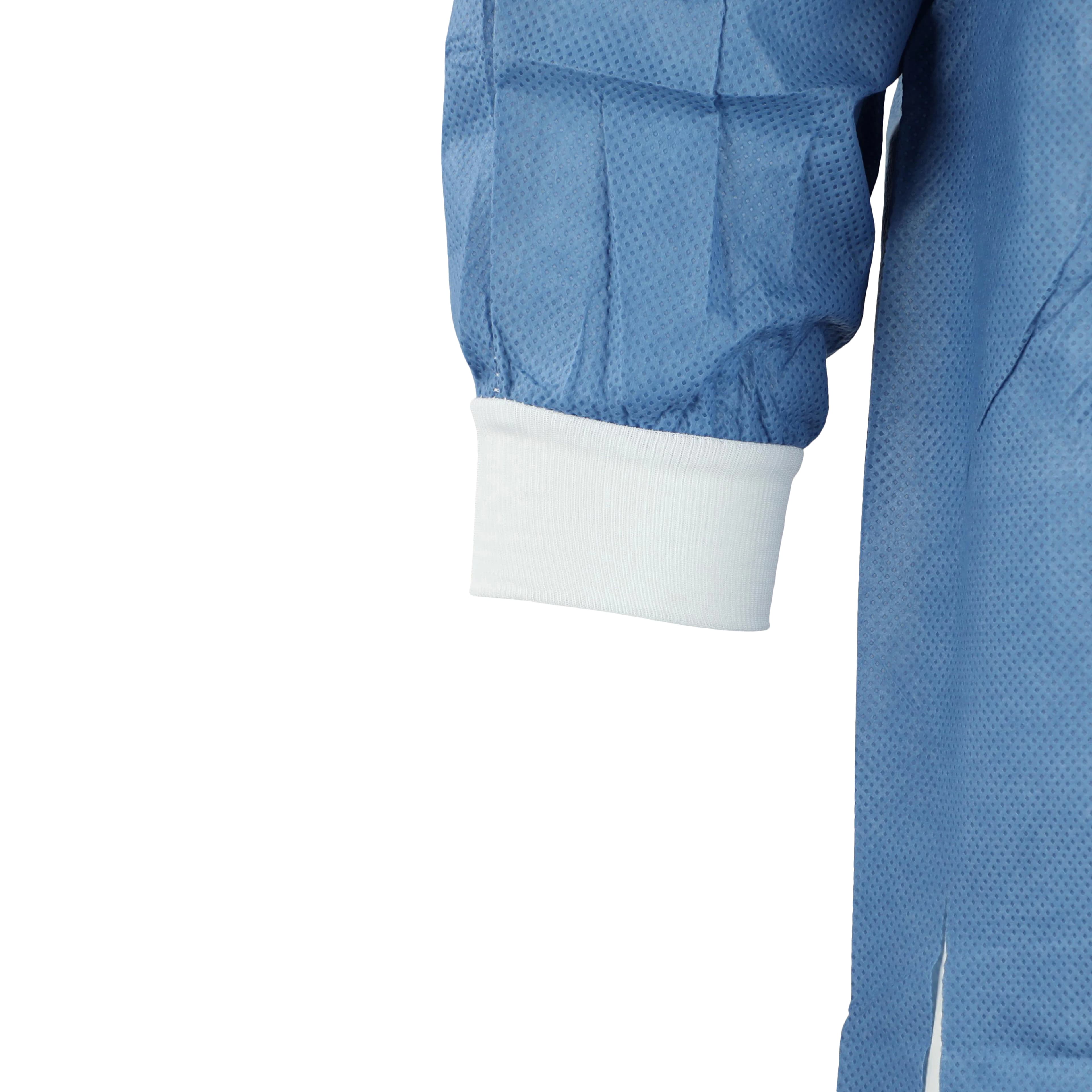 SafeWear High Performance Lab Coat, Large, Deep Blue, 12/Pack, 8107-C thumbnail 4