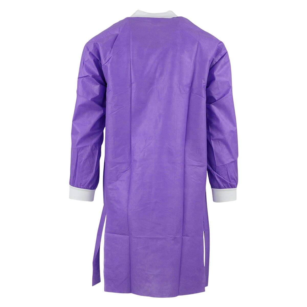 SafeWear High Performance Disposable Lab Coat, Small, Plum Purple, 45 g/m2 SMS, AAMI Level 2, 12/Pk, 8109-A thumbnail 3