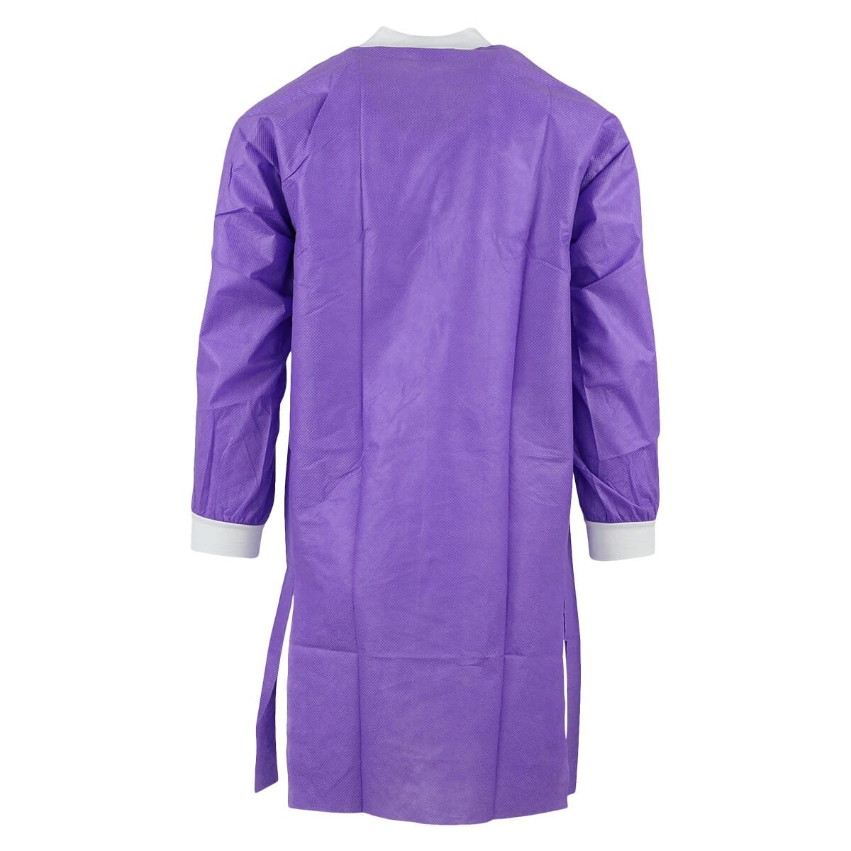 SafeWear Disposable High Performance Lab Coat, Large, Plum Purple, 12/Pk, 8109-C thumbnail 3