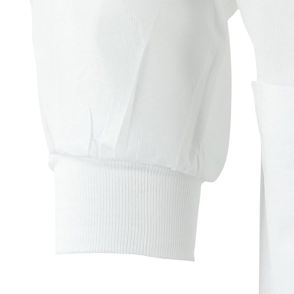 SafeWear High Performance Lab Coat, White Frost, Medium, 12/Bag, 8110-B thumbnail 4