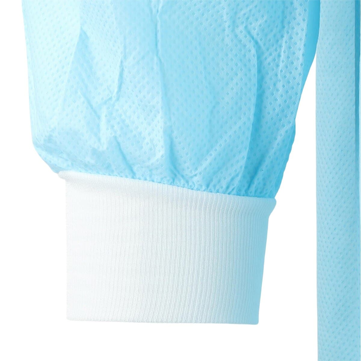 Medicom SafeWear High Performance Lab Coat, Soft Blue, Small, 12/Bag, 8112-A thumbnail 4