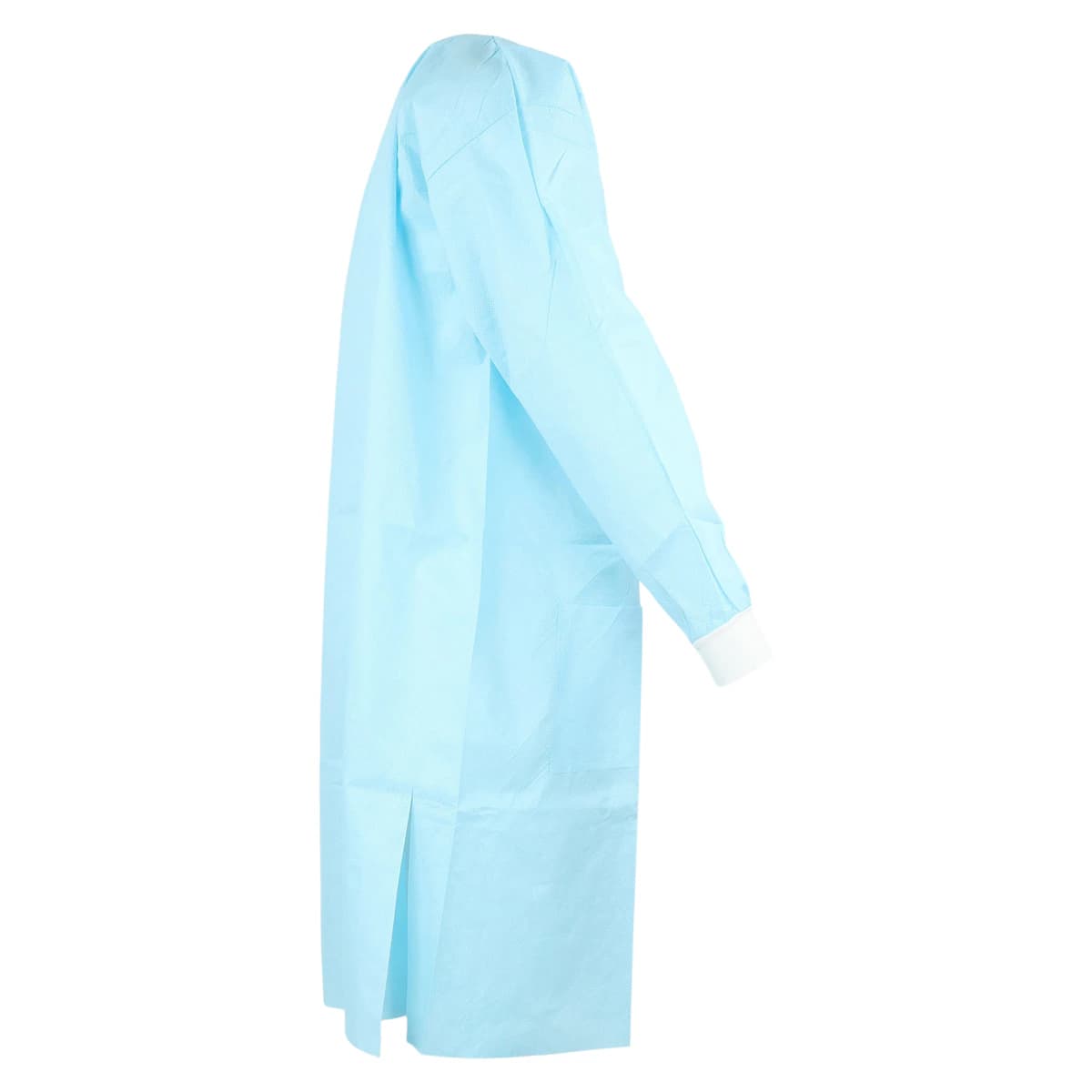 Medicom SafeWear High Performance Lab Coat, Soft Blue, Small, 12/Bag, 8112-A thumbnail 2