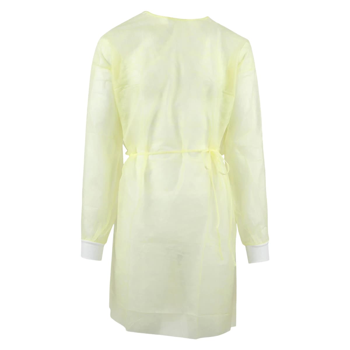 SafeWear Form-Fit Disposable Isolation Gown, Extra Large, Sunny Yellow, 12/Pk, 8113-D - SafeWear Form-Fit Disposable Isolation Gown, Extra Large, Sunny Yellow, 12/Pk, 8113-D - Image 1