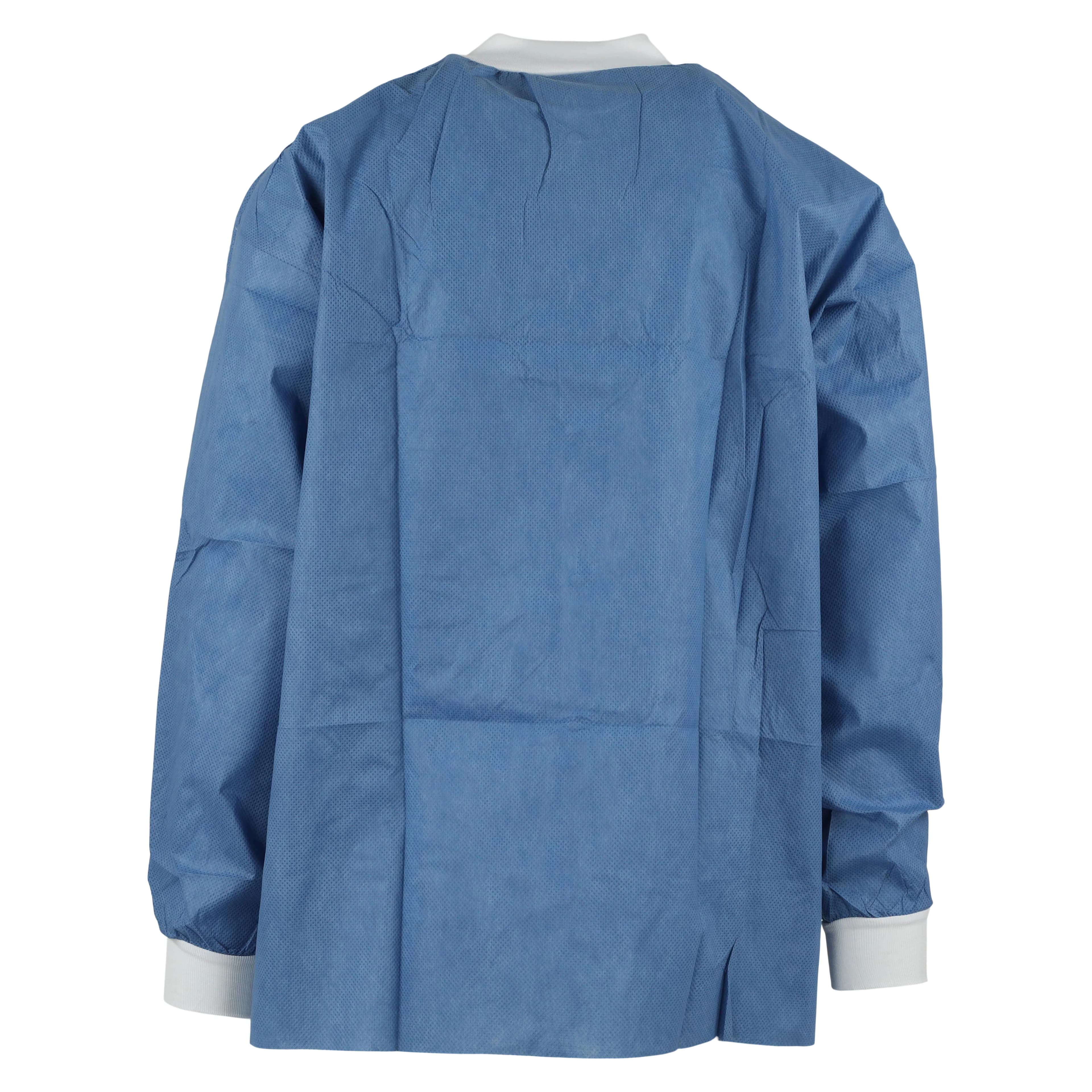 SafeWear Hipster Jacket, X-Large, Deep Blue, 45 g/m2 SMS, AAMI Level 2, 12/Pk, 8101-D thumbnail 3