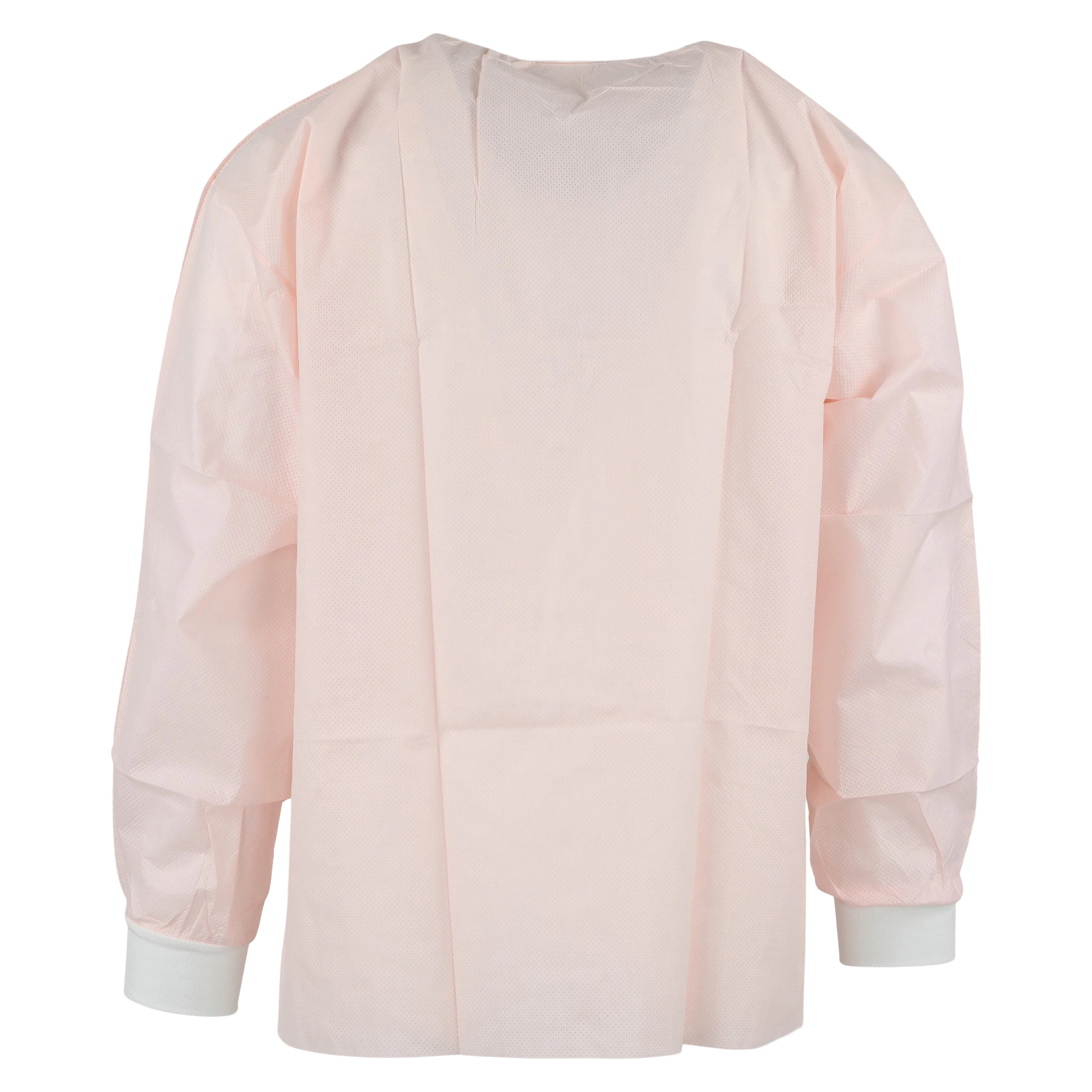 SafeWear Hipster Jacket, Medium, Pretty Pink, 45 g/m2 SMS, AAMI Level 2, 12/Pk, 8102-B thumbnail 3