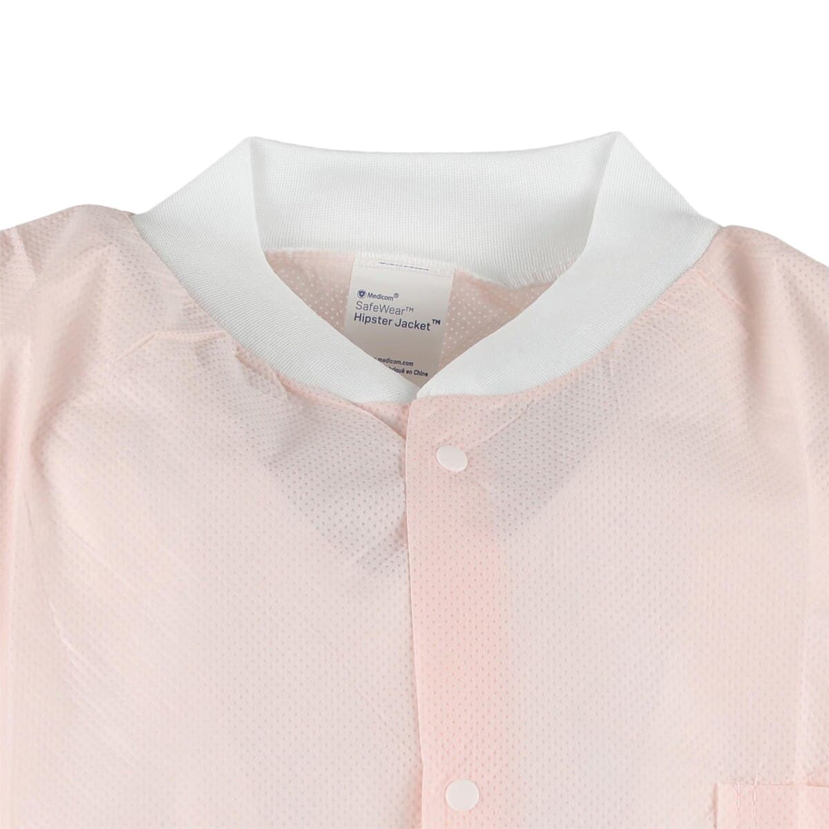 SafeWear Disposable Hipster Jacket, Extra Large, Pretty Pink, 12/Pk, 8102-D thumbnail 5