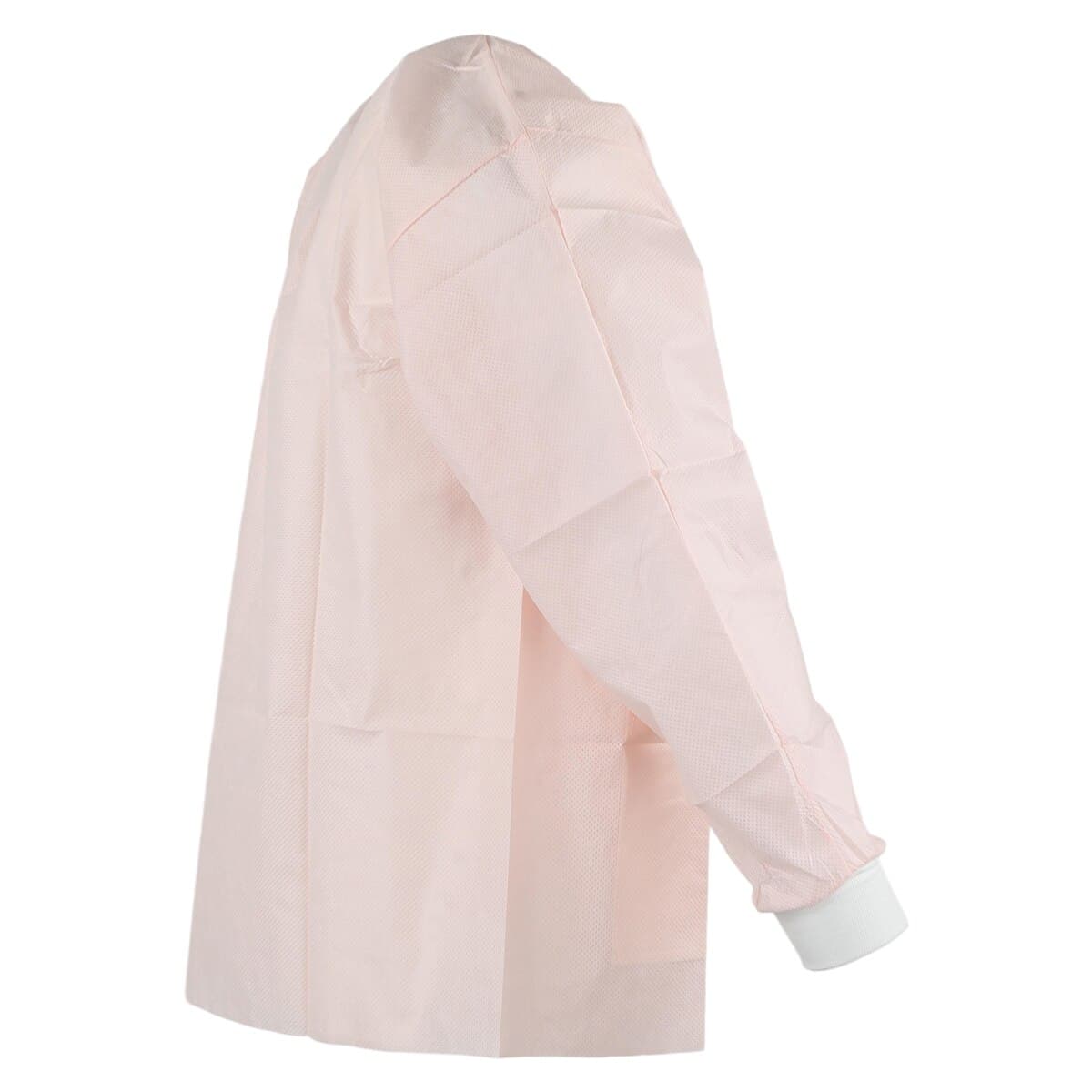 SafeWear Disposable Hipster Jacket, Extra Large, Pretty Pink, 12/Pk, 8102-D thumbnail 2