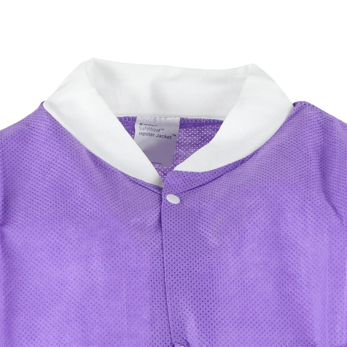 SafeWear Hipster Jacket, Small, Plum Purple, 45 g/m2 SMS, AAMI Level 2, 12/Pk, 8103-A thumbnail 5