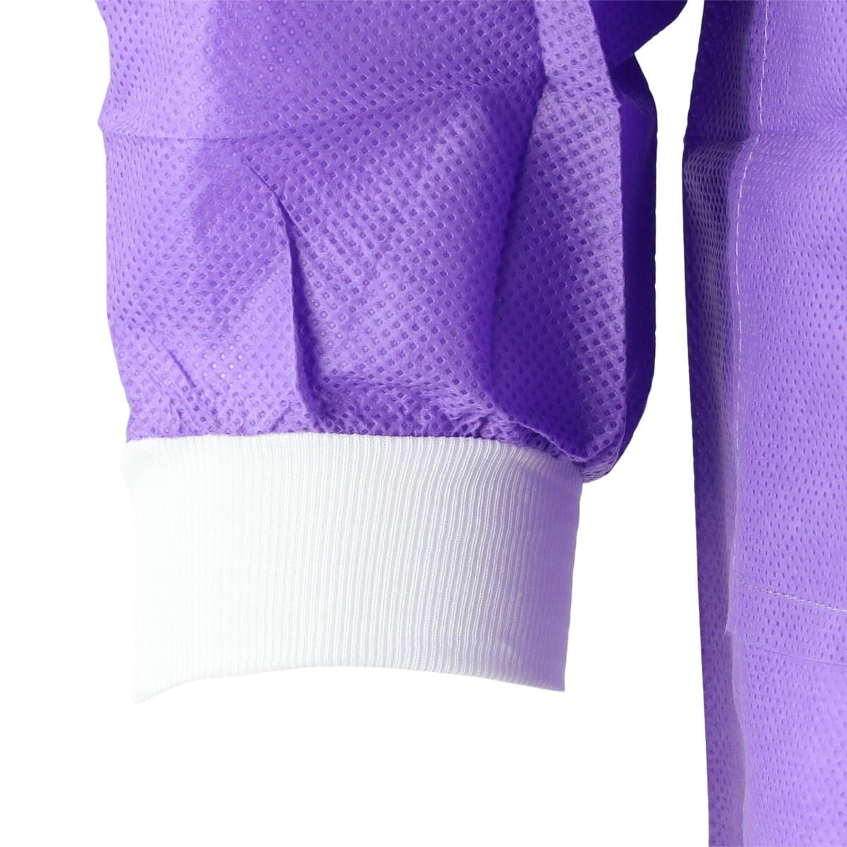 SafeWear Hipster Jacket, Medium, Plum Purple, 45 g/m2 SMS, AAMI Level 2, 12/Pk, 8103-B thumbnail 4