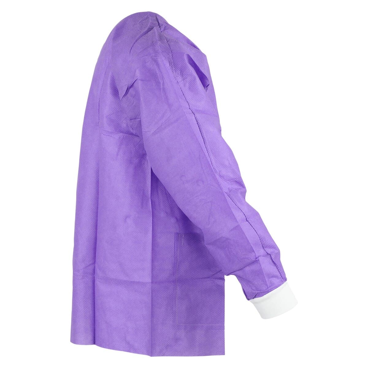 SafeWear Hipster Jacket, Medium, Plum Purple, 45 g/m2 SMS, AAMI Level 2, 12/Pk, 8103-B thumbnail 2