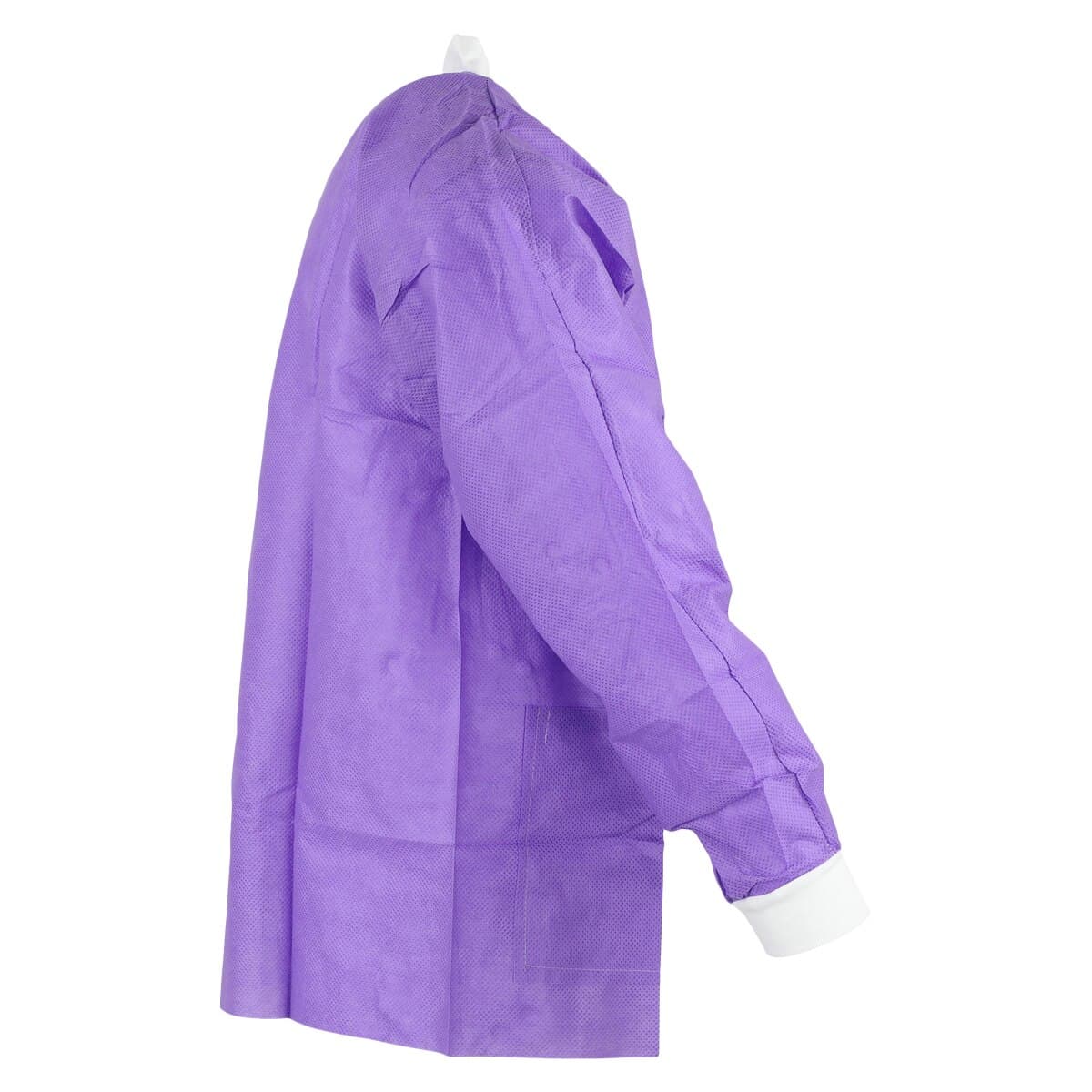 SafeWear Hipster Jacket, Extra Large, Plum Purple, 45 g/m2 SMS, AAMI Level 2, 12/Pk, 8103-D thumbnail 2