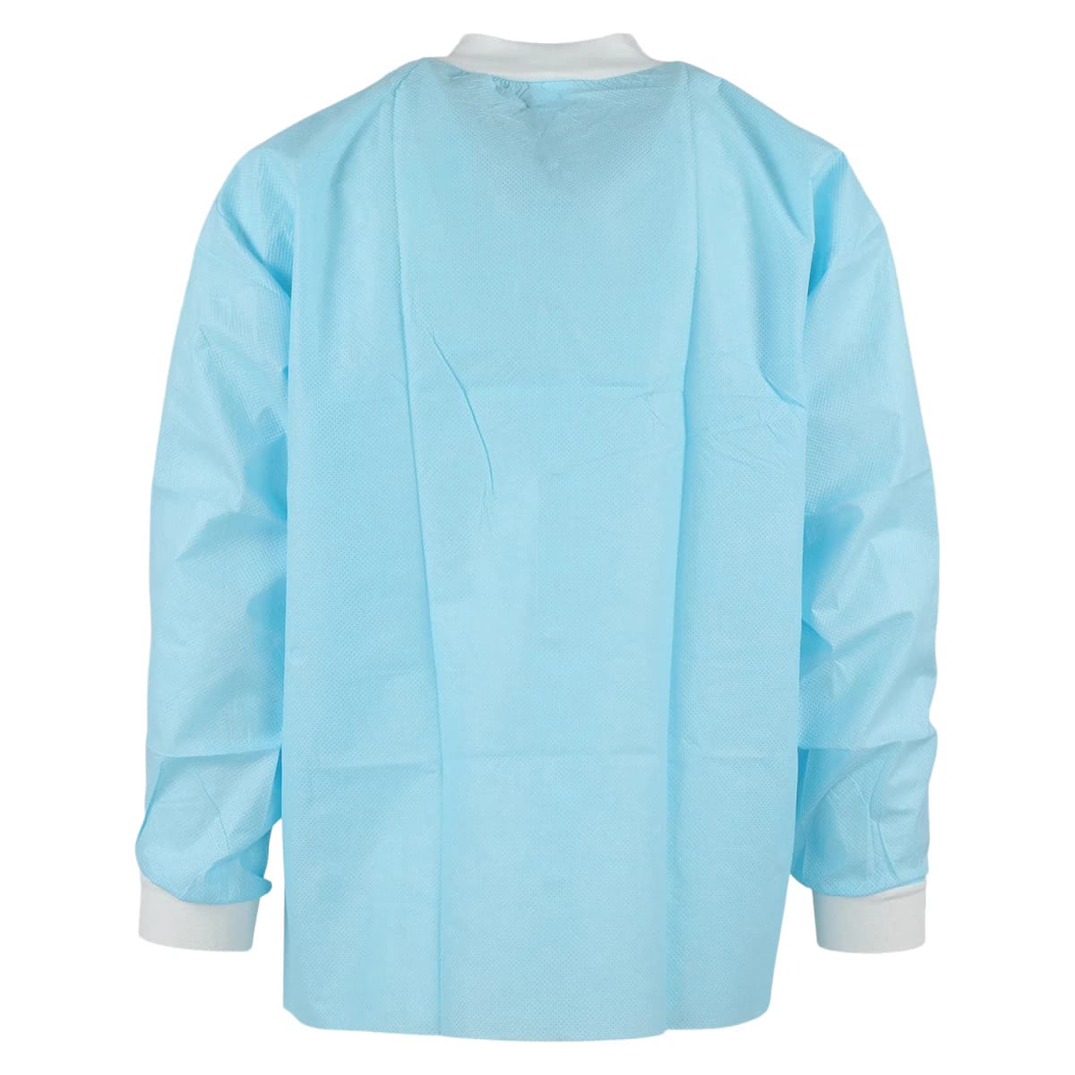 SafeWear Hipster Disposable Jacket, Extra Large, Soft Blue, 45 g/m2 SMS, 12/Pk, 8104-D thumbnail 3
