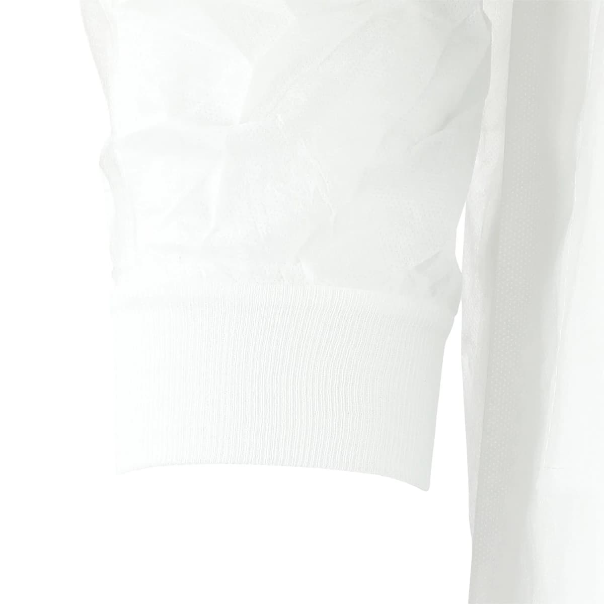 SafeWear Hipster Jacket, Small, White Frost, 45 g/m2 SMS, AAMI Level 2, 12/Pk, 8105-A thumbnail 4