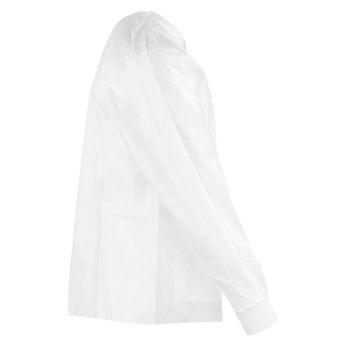 SafeWear Hipster Jacket, Small, White Frost, 45 g/m2 SMS, AAMI Level 2, 12/Pk, 8105-A thumbnail 2