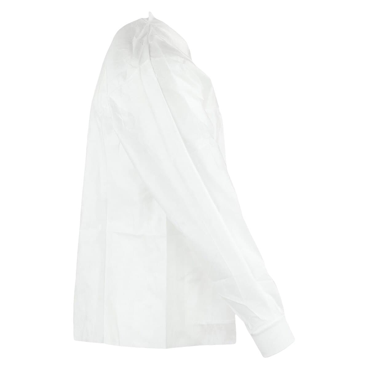 SafeWear Hipster Jacket, Medium, White Frost, 45 g/m2 SMS, AAMI Level 2, 12/Pk, 8105-B thumbnail 2