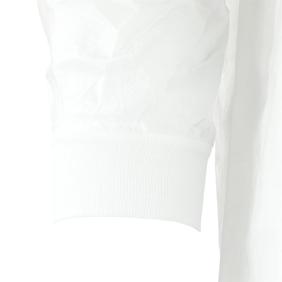 SafeWear Disposable Hipster Jacket, Extra Large, White Frost, 45 g/m2 SMS, 12/Pk, 8105-D thumbnail 4