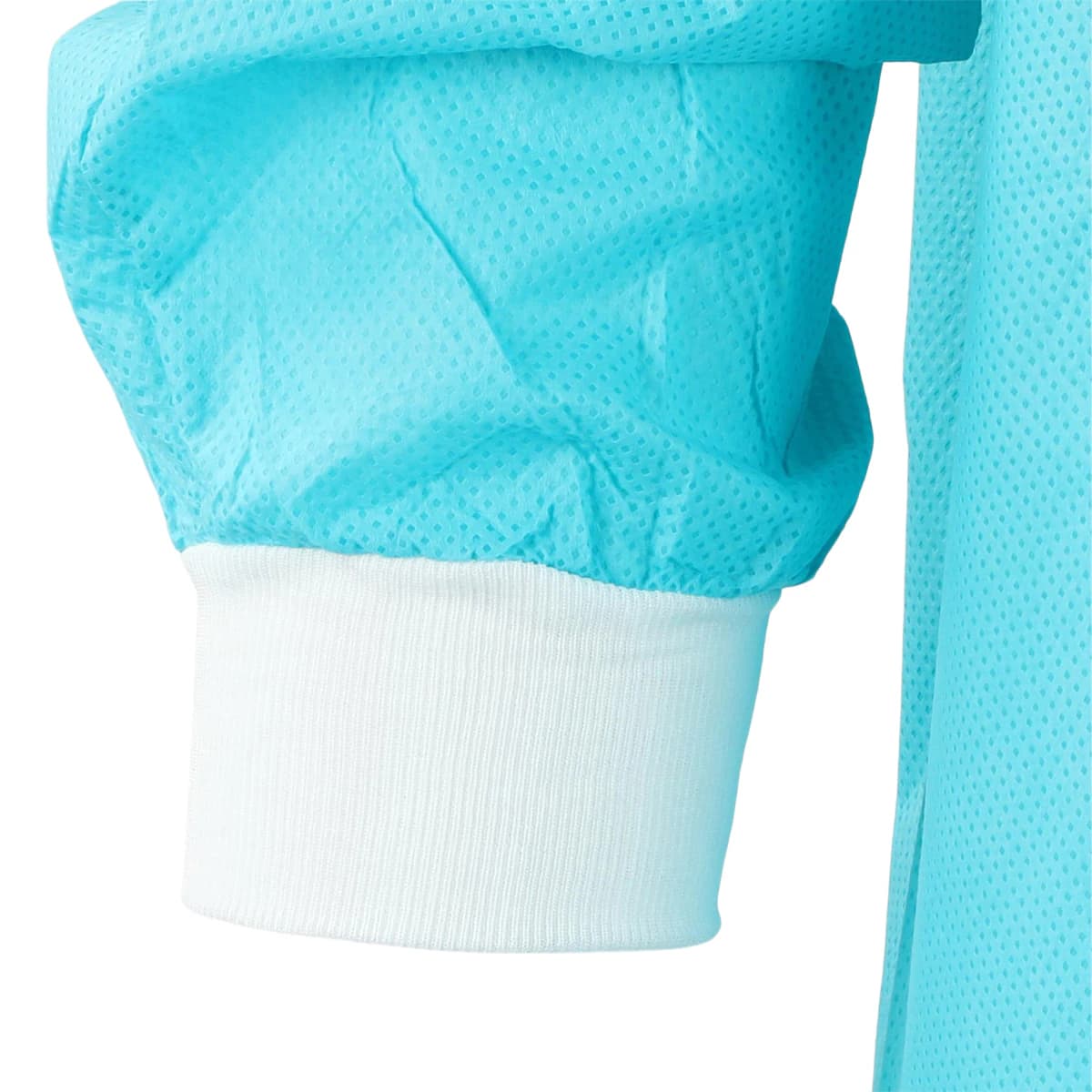 Medicom SafeWear High Performance Lab Coat, Medium, Tropical Teal, Disposable, 12/Bag, 8117-B thumbnail 4