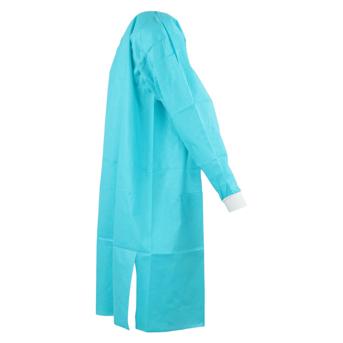 Medicom SafeWear High Performance Lab Coat, Medium, Tropical Teal, Disposable, 12/Bag, 8117-B thumbnail 2