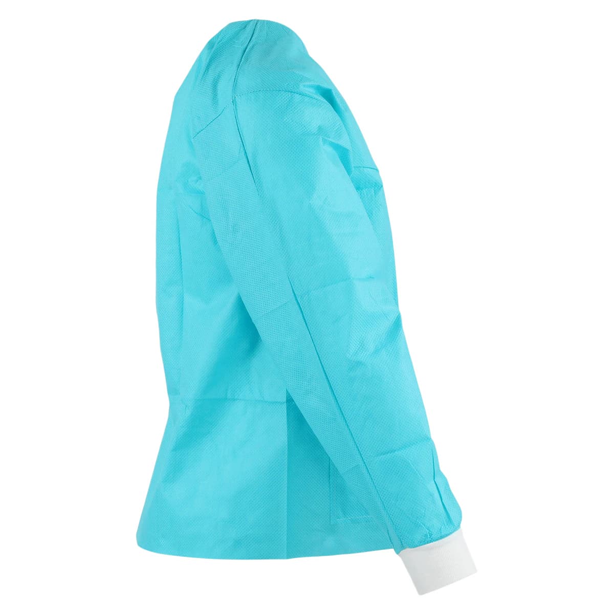 SafeWear Hipster Jacket, X-Large, Tropical Teal, SMS, AAMI Level 2, 3 Pockets, Snap Front, 12/Pk, 8115-D thumbnail 2