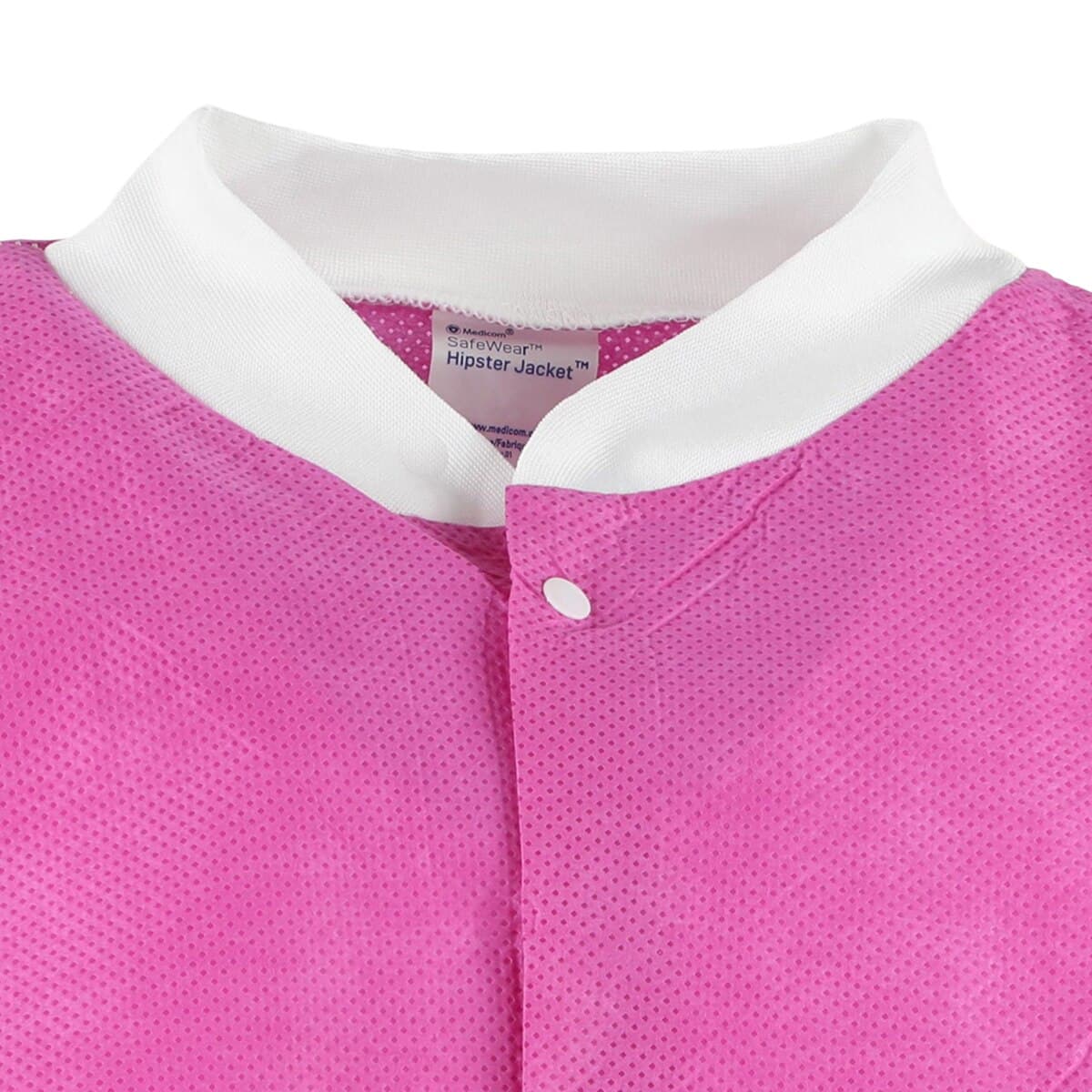 SafeWear Hipster Jacket, Poppy Pink, Large, Non-Sterile, Disposable, 12/Bag thumbnail 5