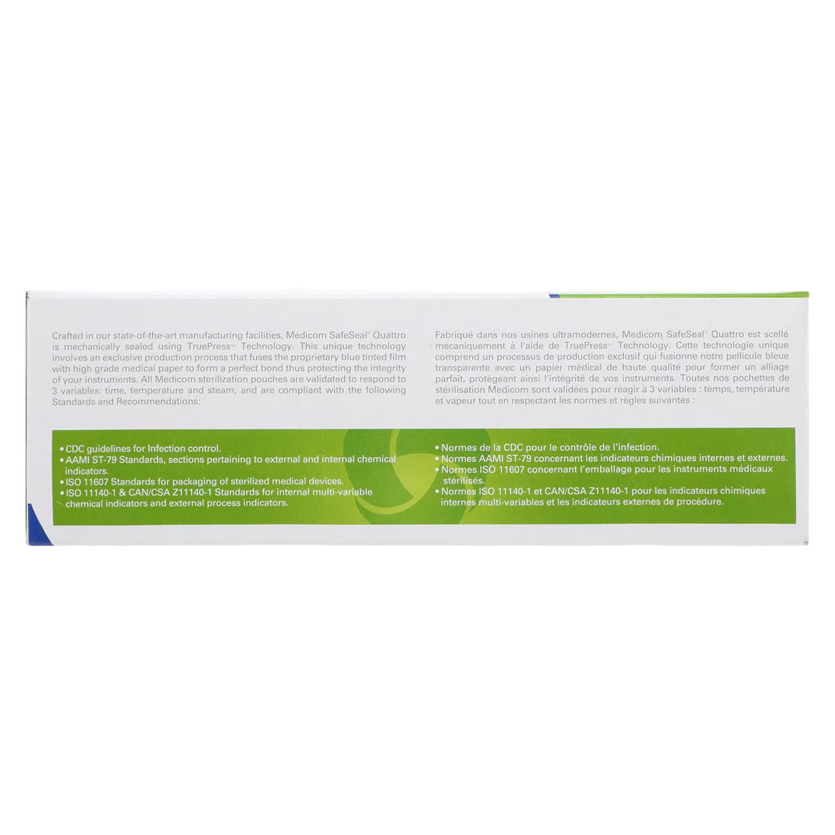 Medicom SafeSeal Quattro Self-Sealing Sterilization Pouches, 5.25" x 6.5", 200/Box, 88020-4 thumbnail 6