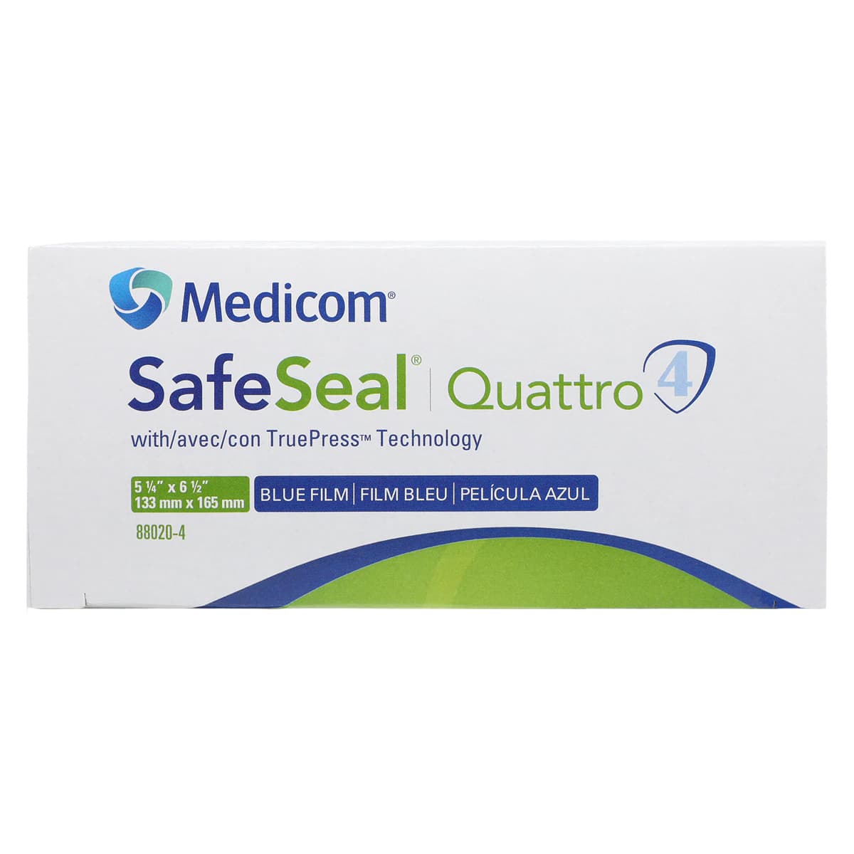 Medicom SafeSeal Quattro Self-Sealing Sterilization Pouches, 5.25" x 6.5", 200/Box, 88020-4 thumbnail 3