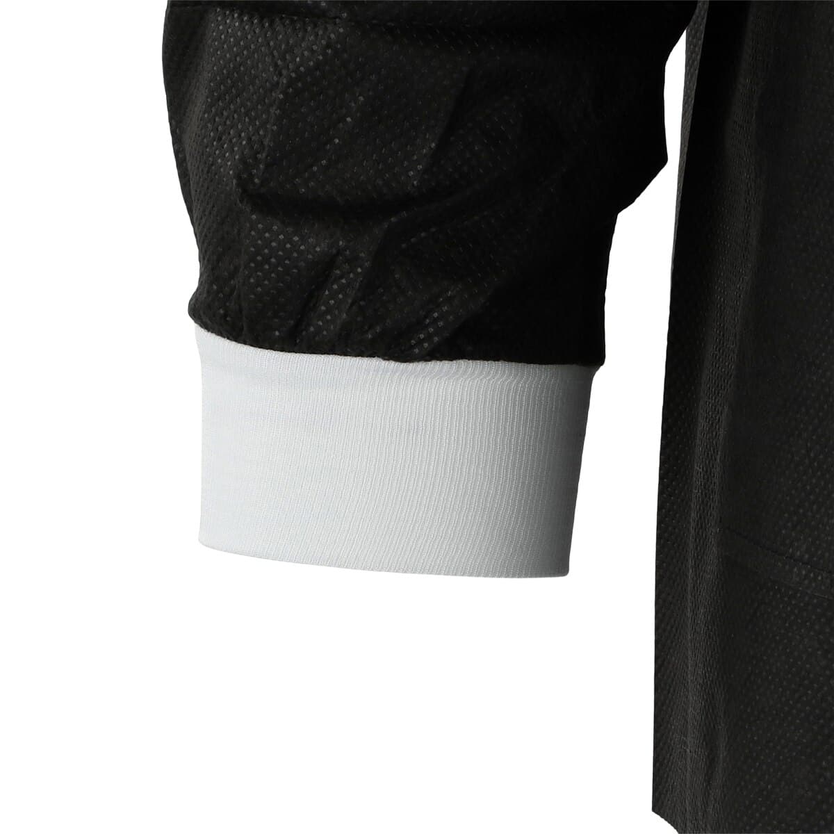 SafeWear Disposable Hipster Jacket, Small, Jet Black, 12/Pk, 8118-A thumbnail 4