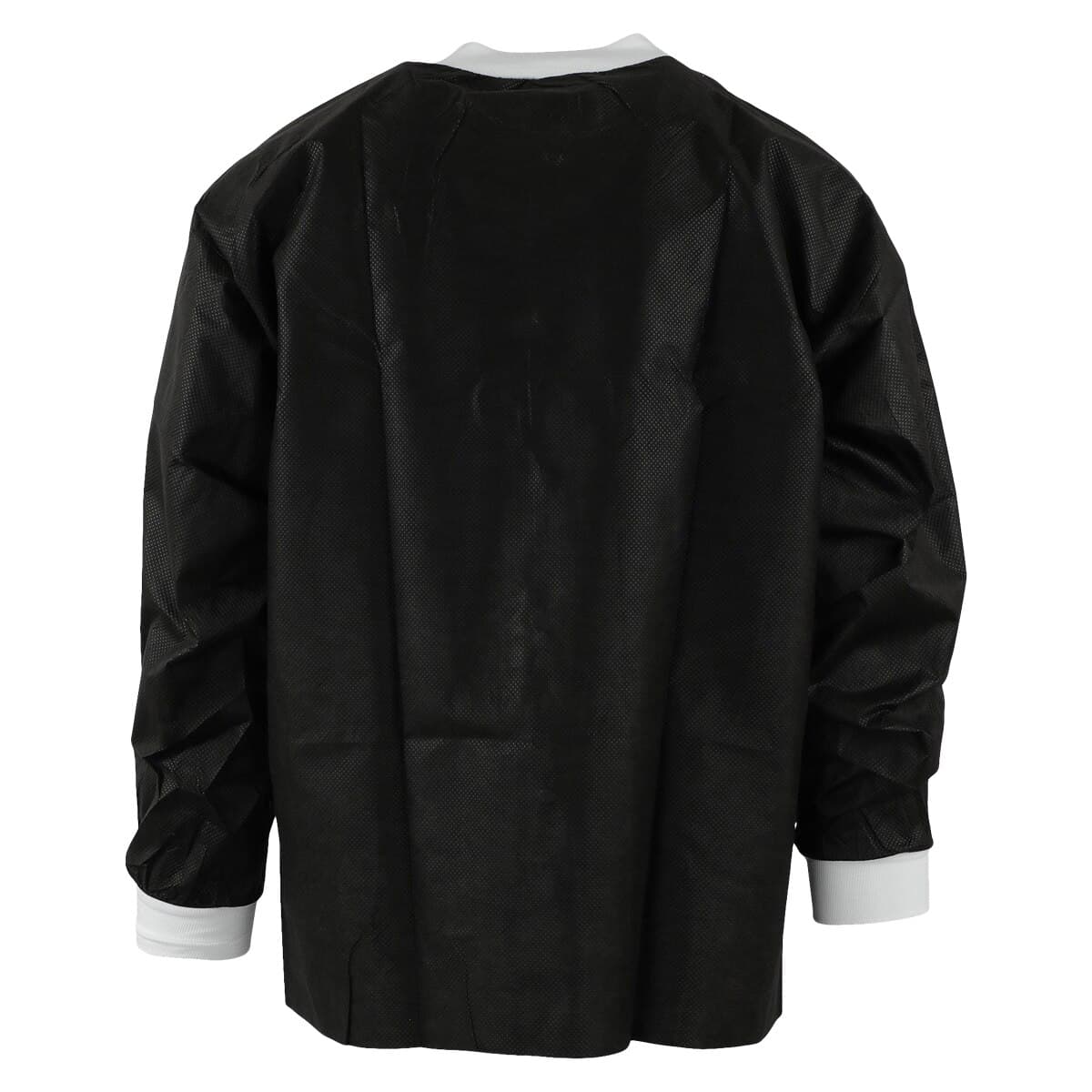 SafeWear Hipster Jacket, X-Large, Jet Black, Latex-Free, Fluid Resistant, AAMI Level 2, 12/Pk, 8118-D thumbnail 3