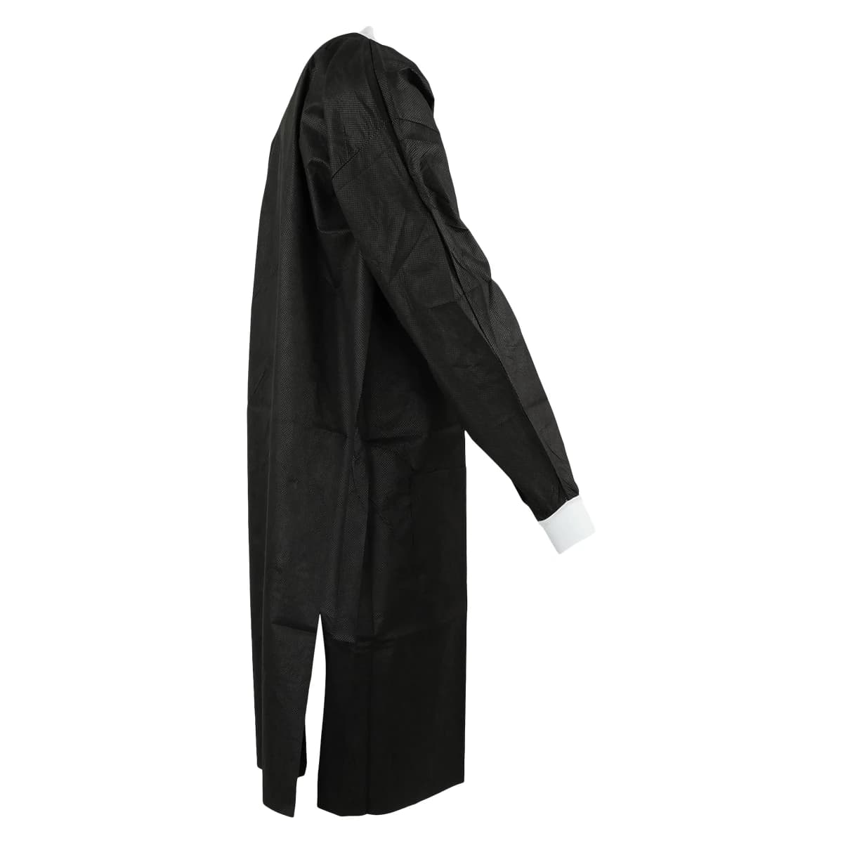 SafeWear High Performance Lab Coat, Small, Jet Black, 12/Pack, 8119-A thumbnail 2