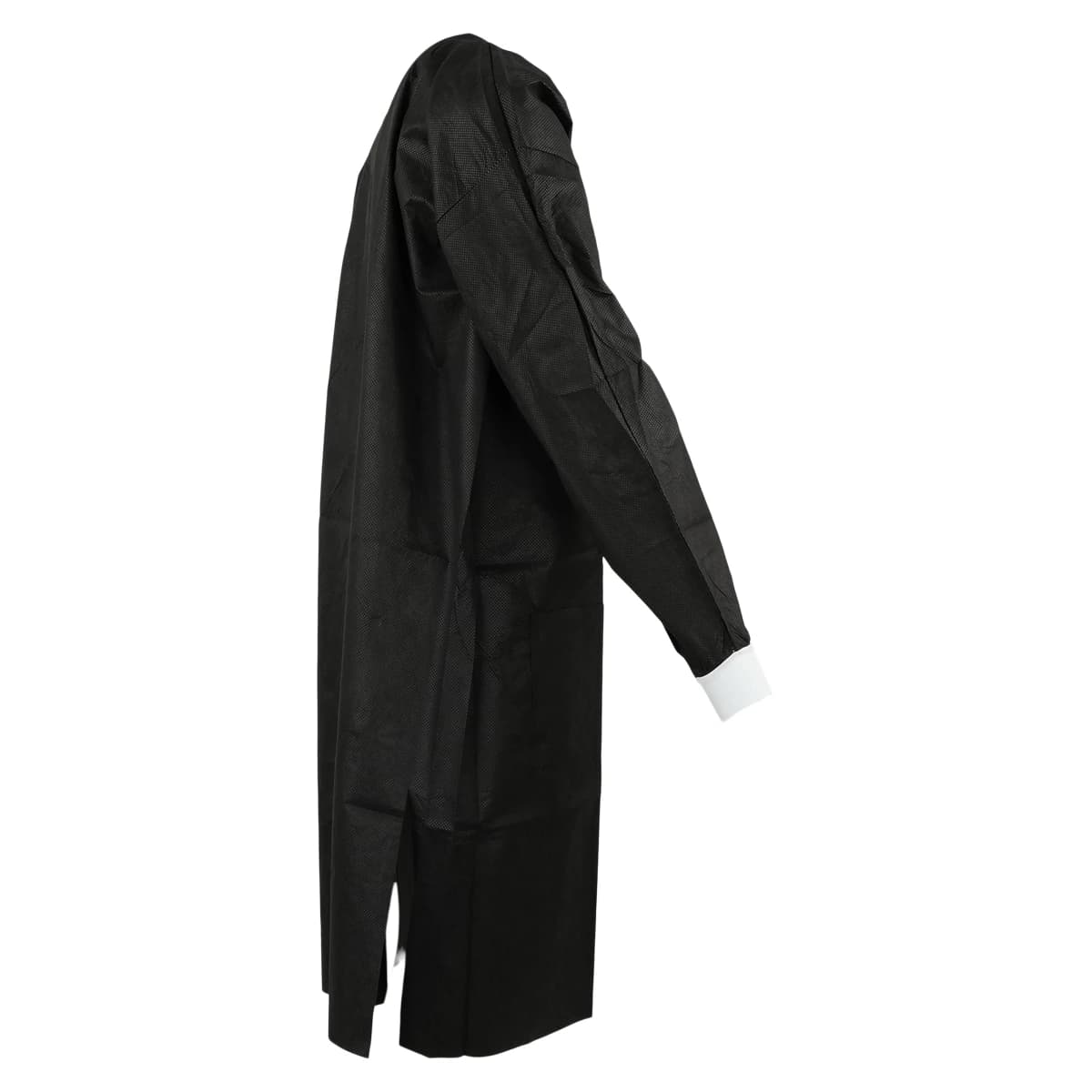 SafeWear High Performance Lab Coat, X-Large, Jet Black, 12/Pack, 8119-D thumbnail 2