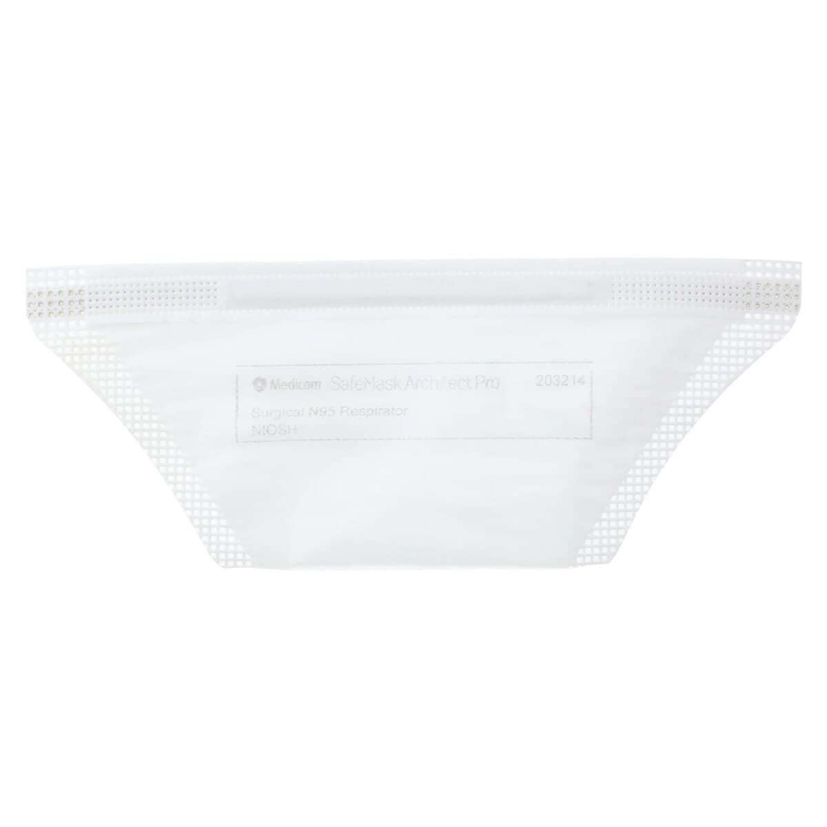 Medicom SafeMask Architect Pro N95 Surgical Respirator, Small, White, 50/Box, 203214 thumbnail 5