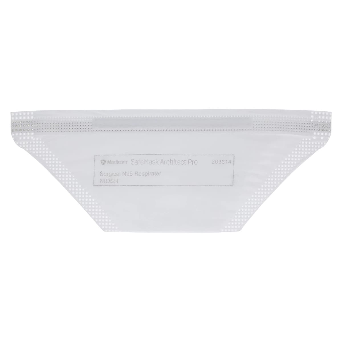 Medicom SafeMask Architect Pro N95 Surgical Respirator, Medium, White, 50/Box, 203314 thumbnail 5
