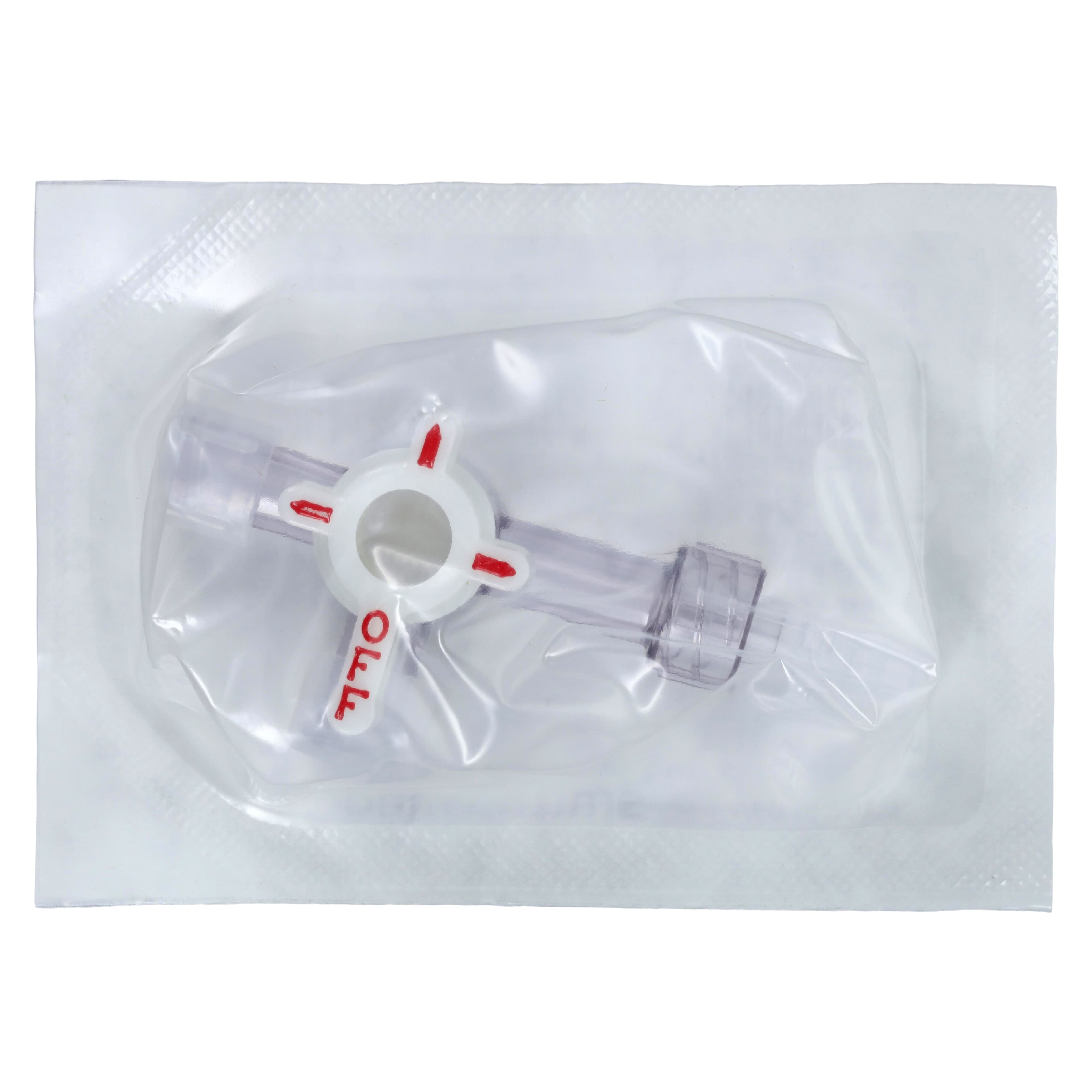 ICU Medical Hi-Flo 4-Way Stopcock with Handle, Proximal/Distal Luer Lock, Non-DEHP, Sterile, Latex-Free, 50/Case thumbnail 2