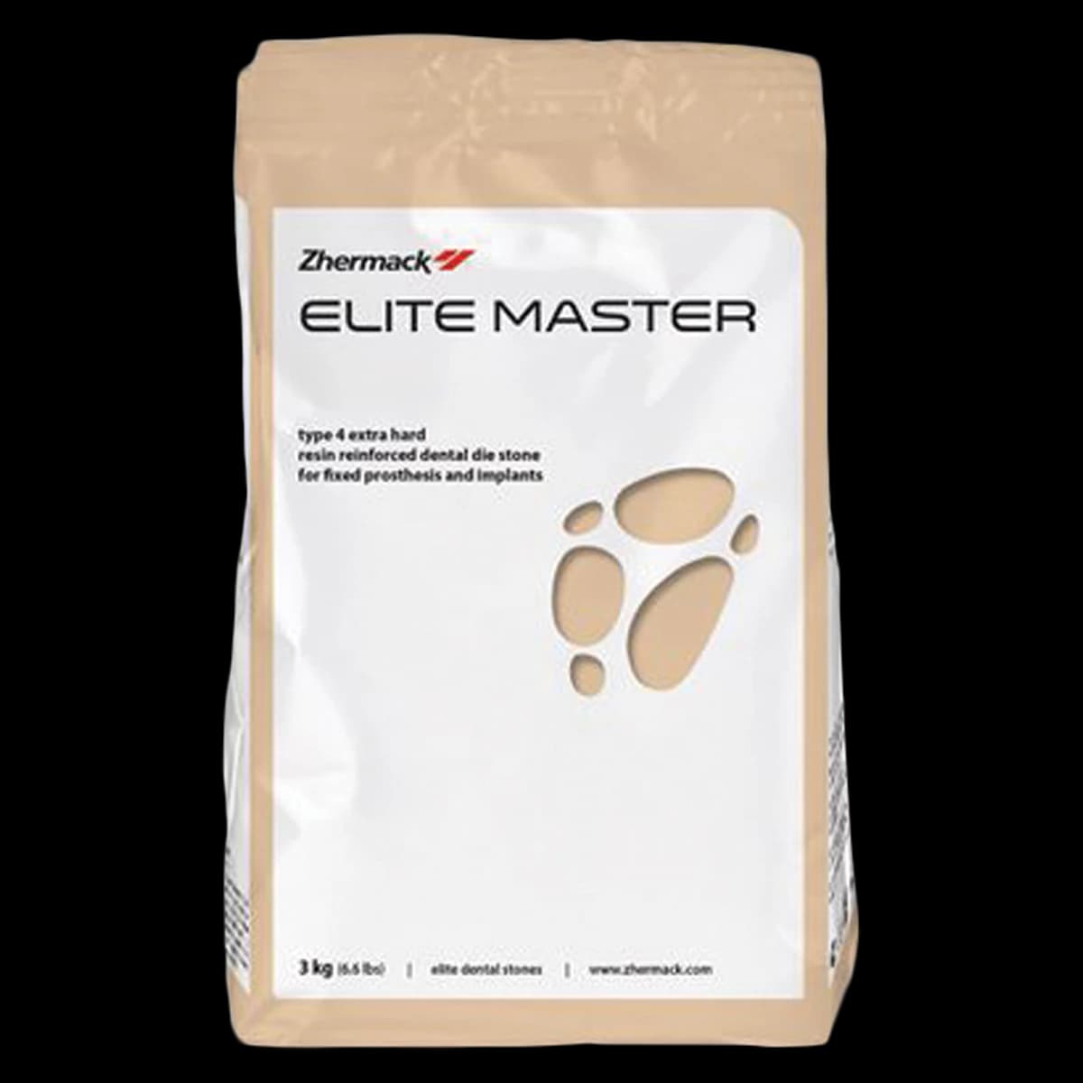 Zhermack Elite Master Die Stone Type IV Resin-Reinforced, Sandy Brown, 55 lb/Bag - Elite Master - Image 1